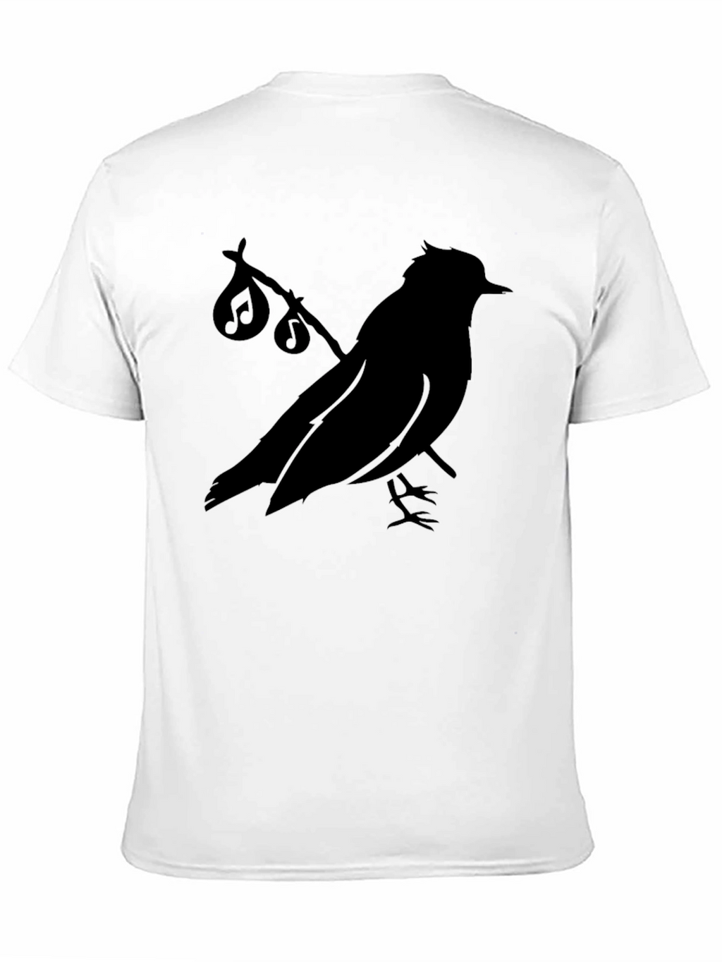 Black Bird Music Notes T-Shirt
