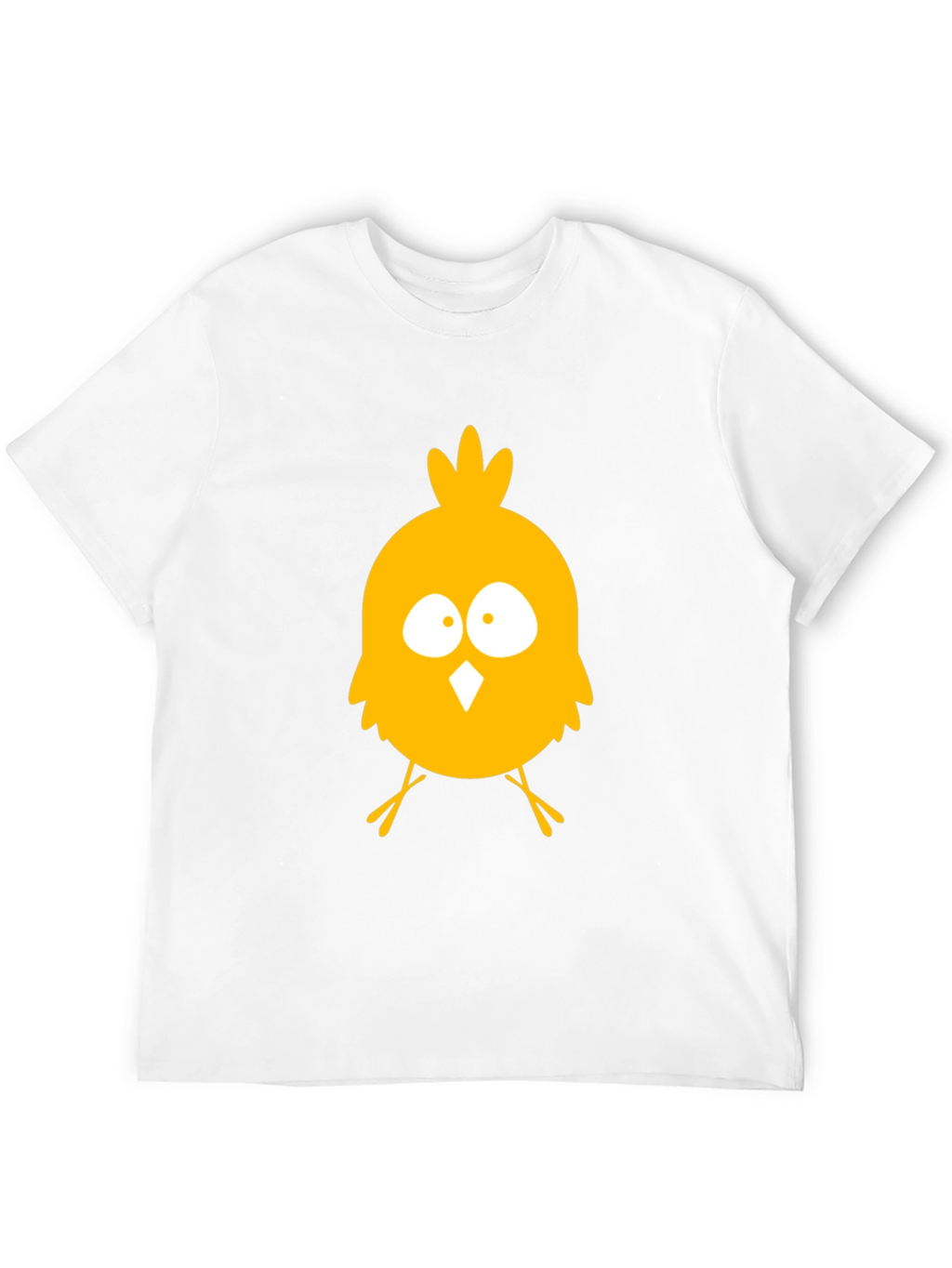 Funny Chick Graphic Tee - Black Cotton T-Shirt