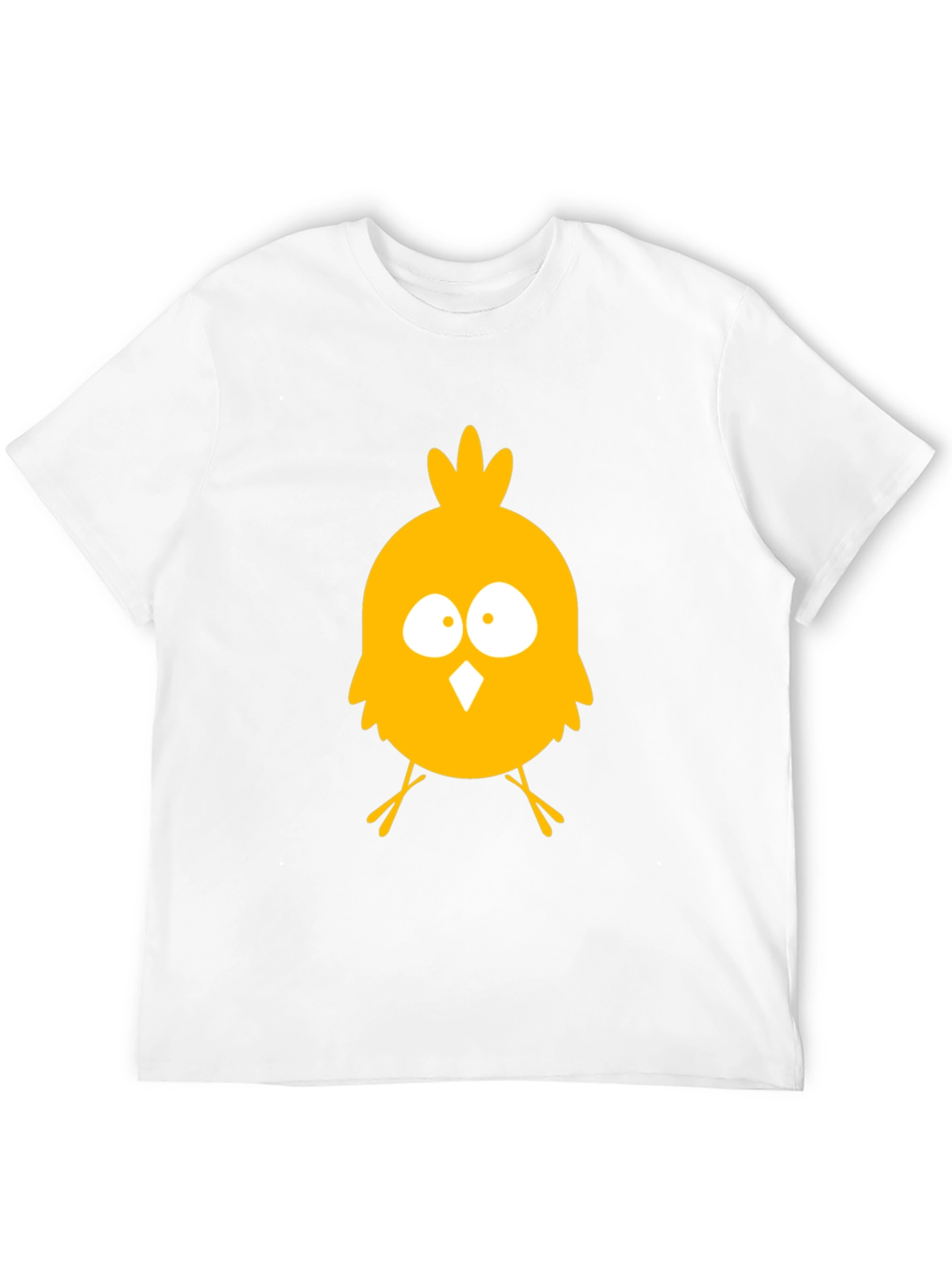 Funny Chick Graphic Tee - Black Cotton T-Shirt