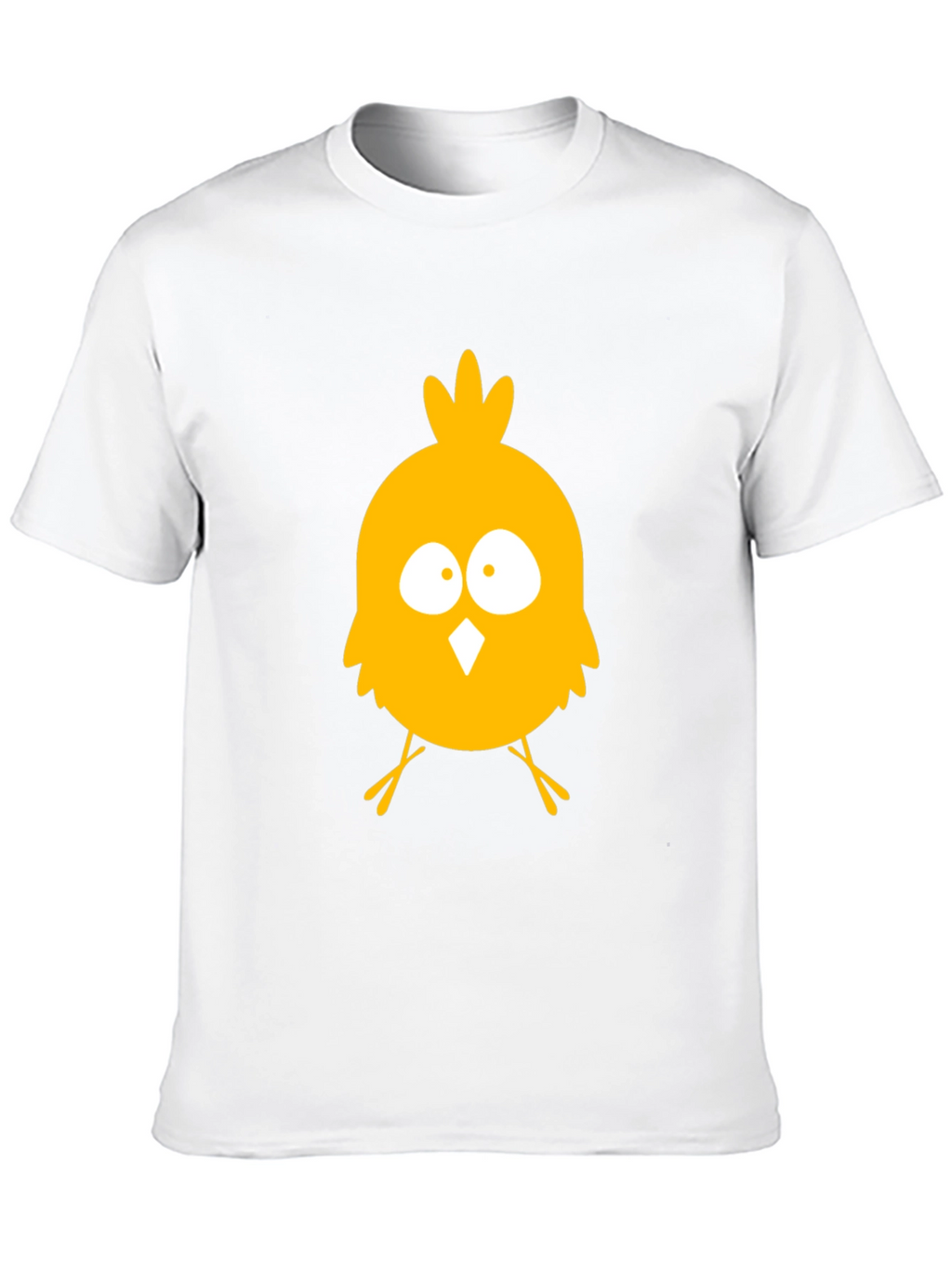 Funny Chick Graphic Tee - Black Cotton T-Shirt