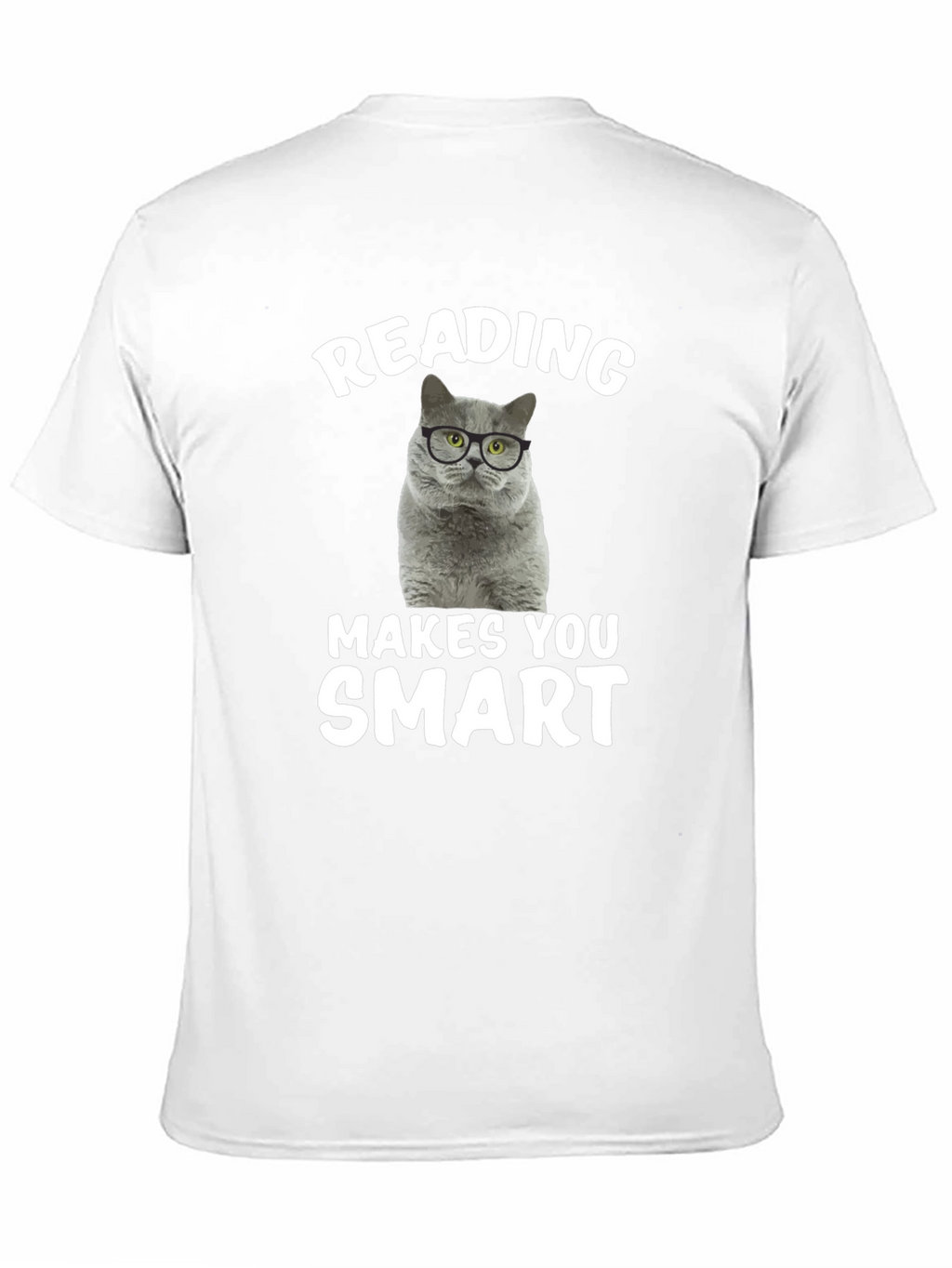 Reading Cat T-Shirt: Makes You Smart!