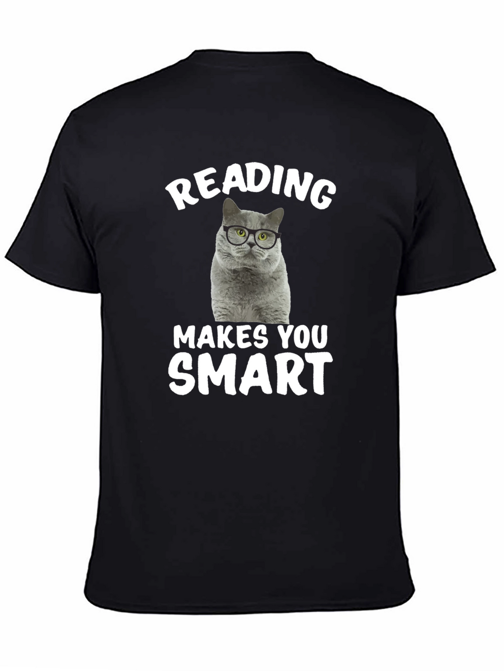 Reading Cat T-Shirt: Makes You Smart!