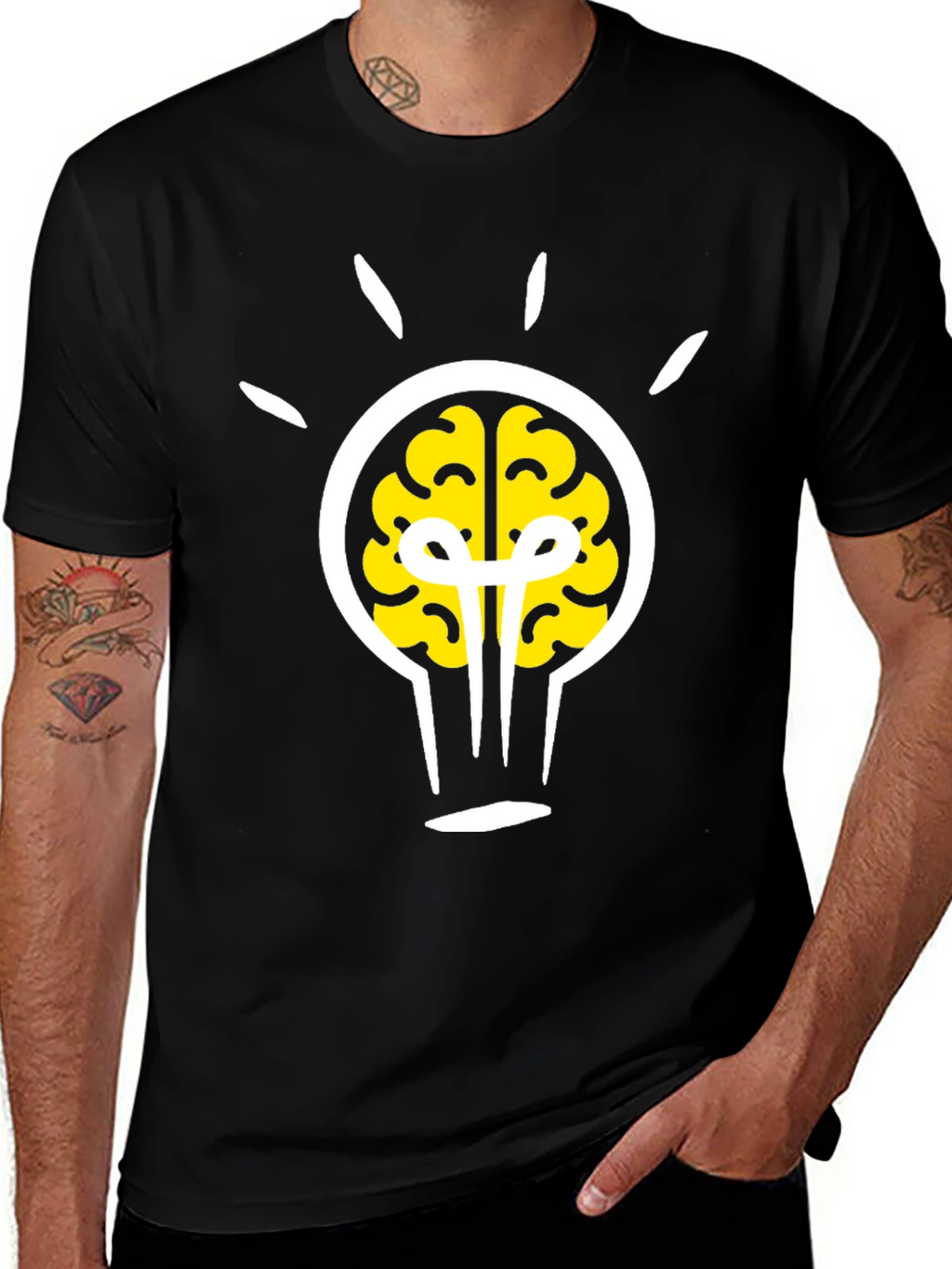 Brainy Idea T-Shirt: Innovation & Intellect Tee