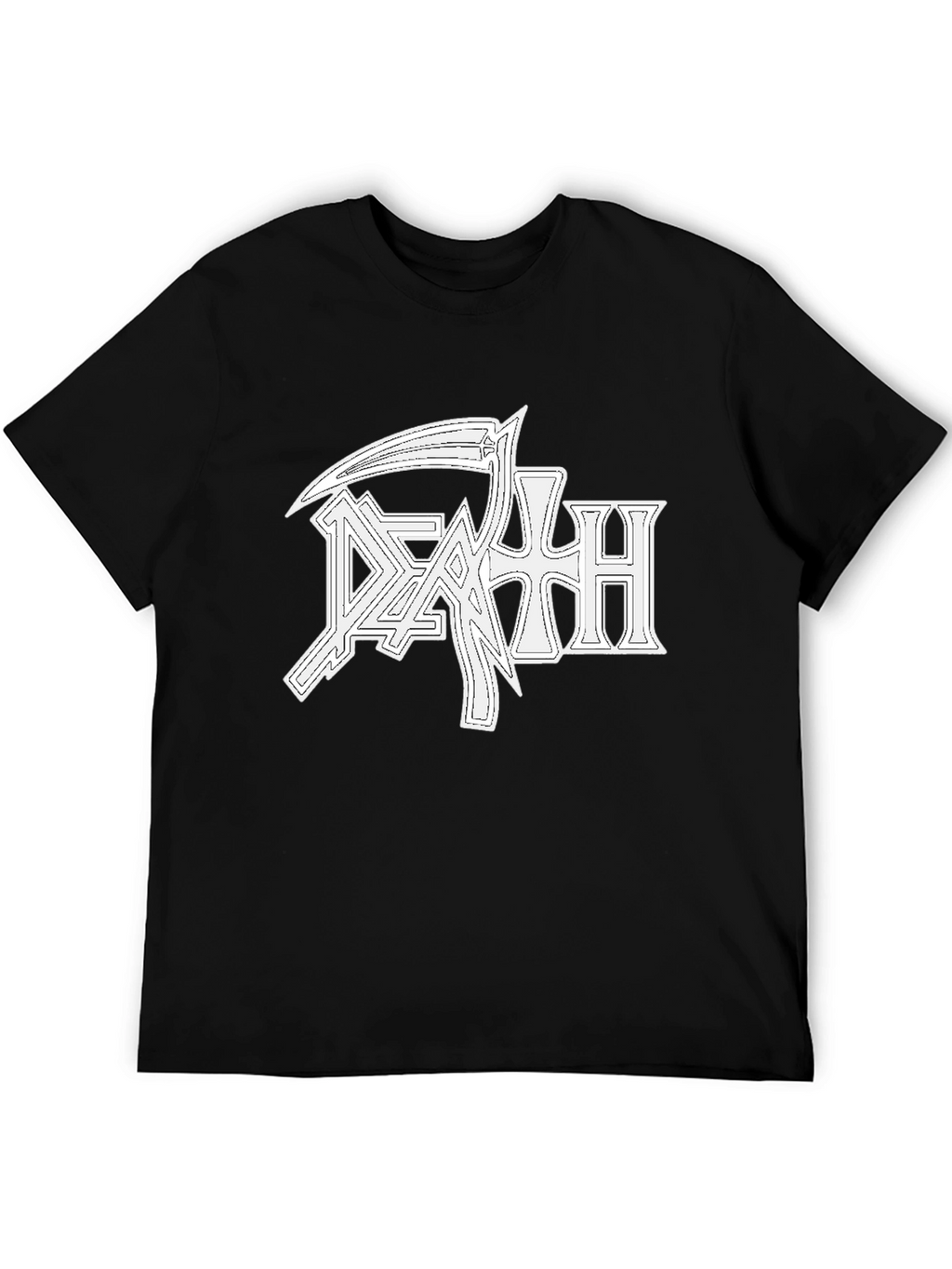 Death Metal Band Logo Black T-Shirt