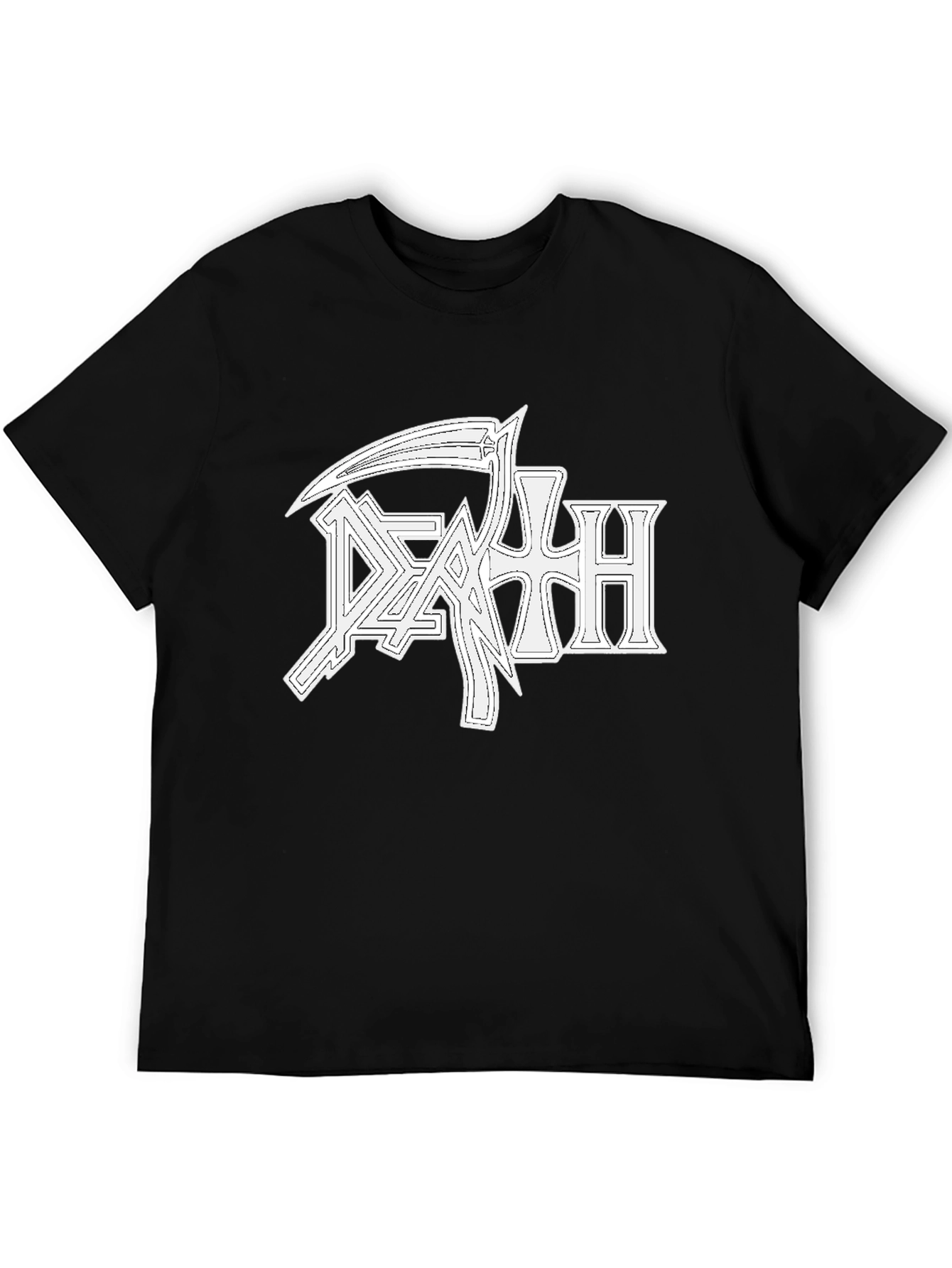 Death Metal Band Logo Black T-Shirt