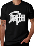Death Metal Band Logo Black T-Shirt