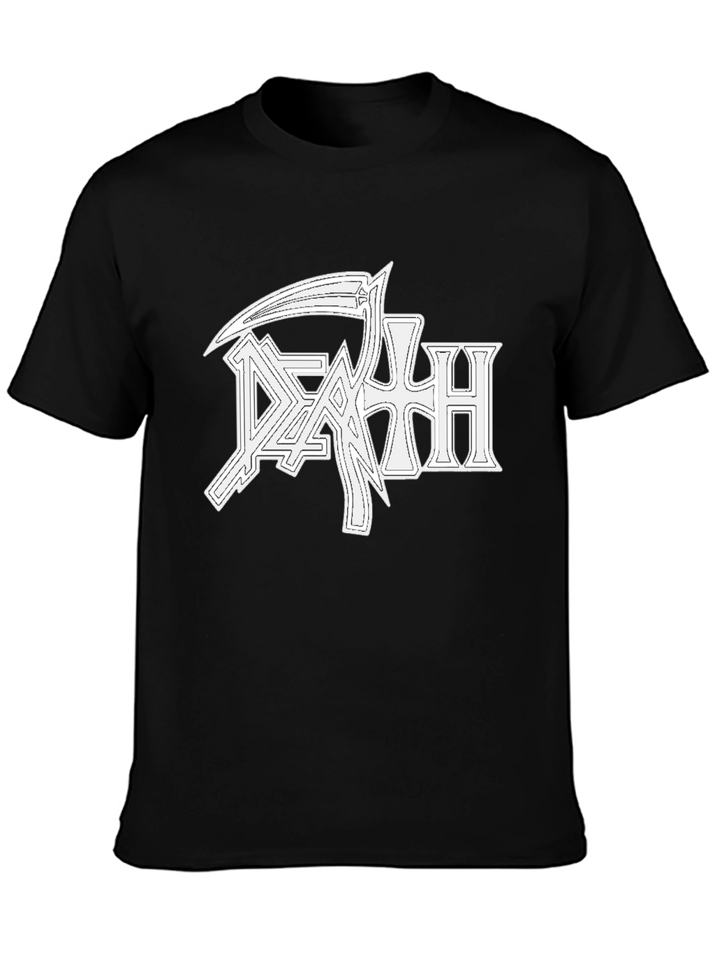 Death Metal Band Logo Black T-Shirt