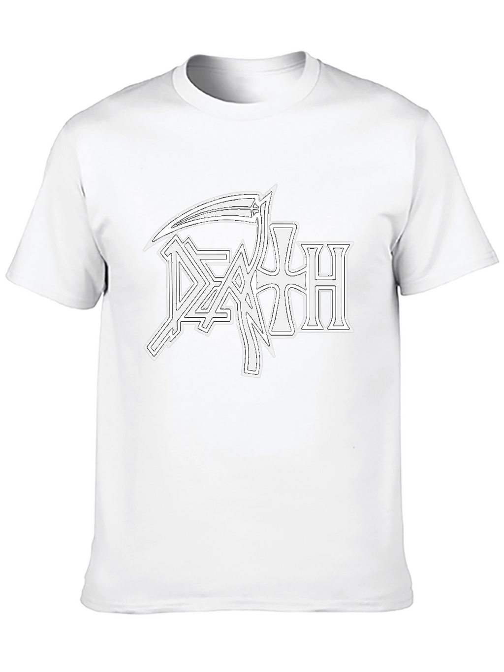 Death Metal Band Logo Black T-Shirt