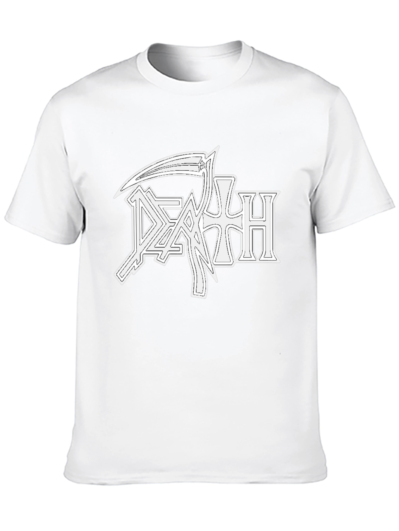 Death Metal Band Logo Black T-Shirt