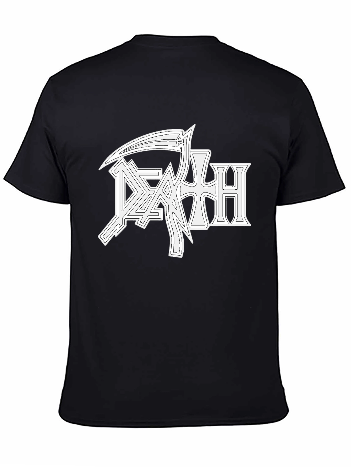 Death Metal Band Logo Black T-Shirt