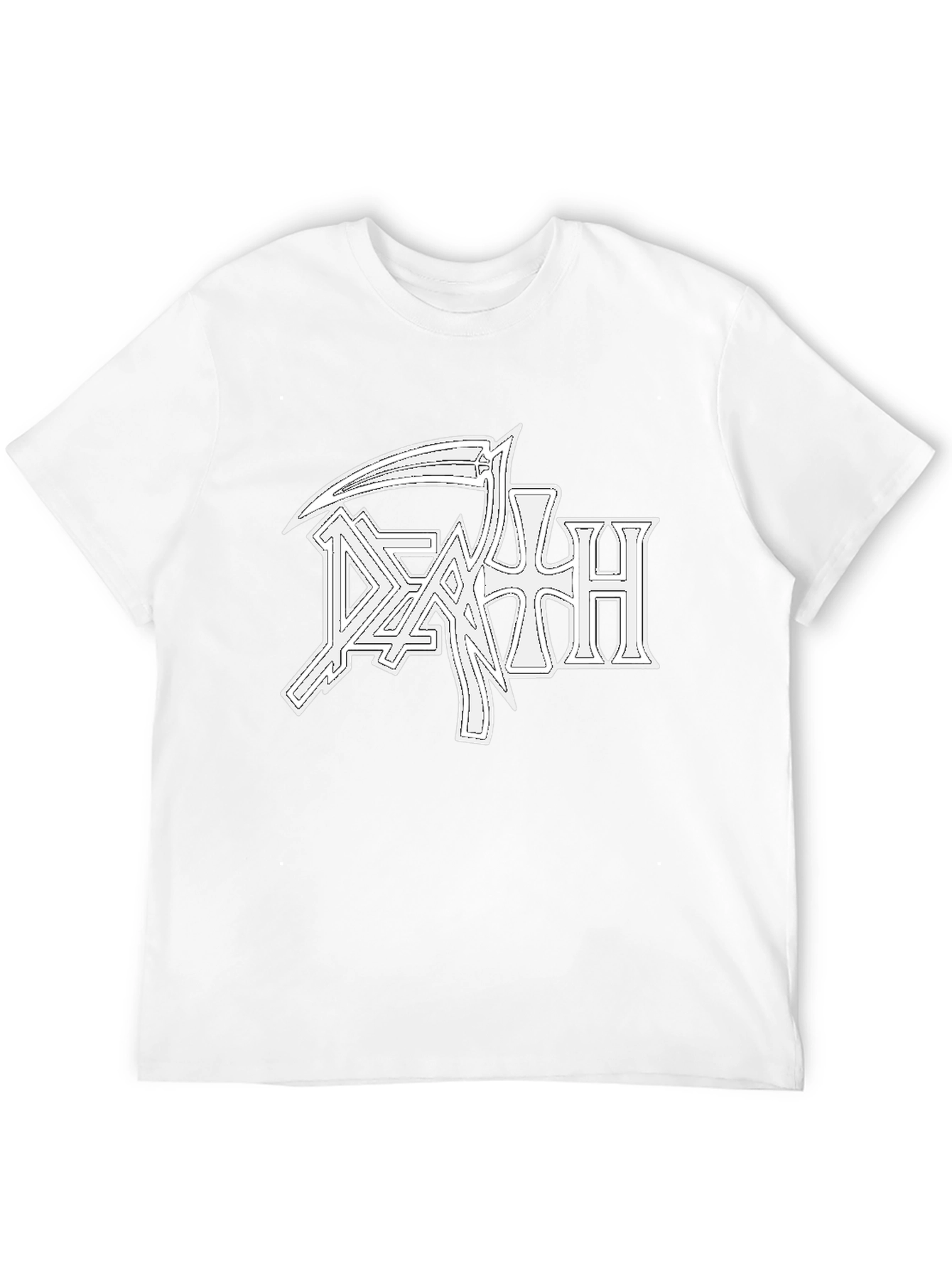 Death Metal Band Logo Black T-Shirt
