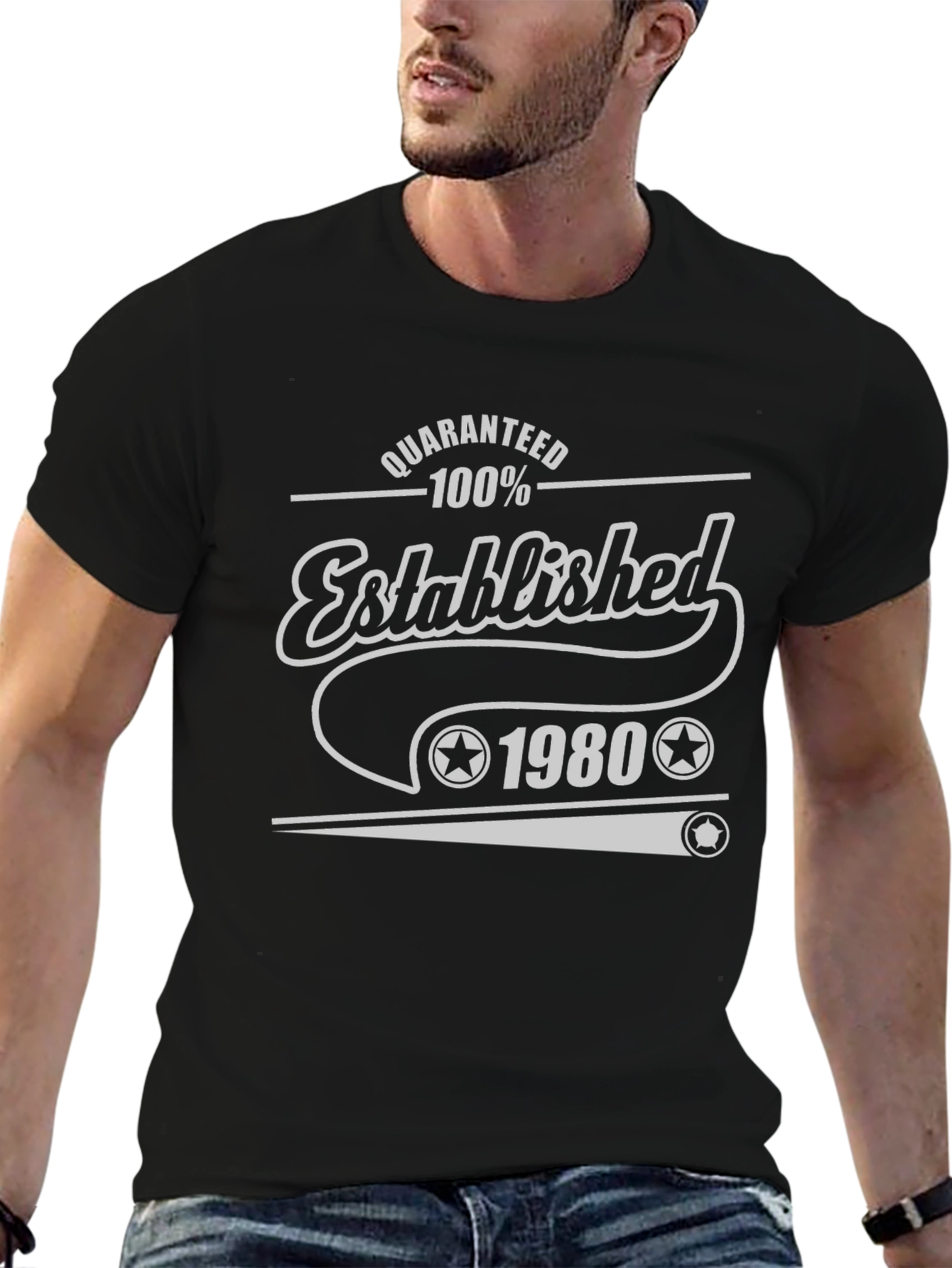 Established 1980 Graphic Tee - Vintage Style T-Shirt