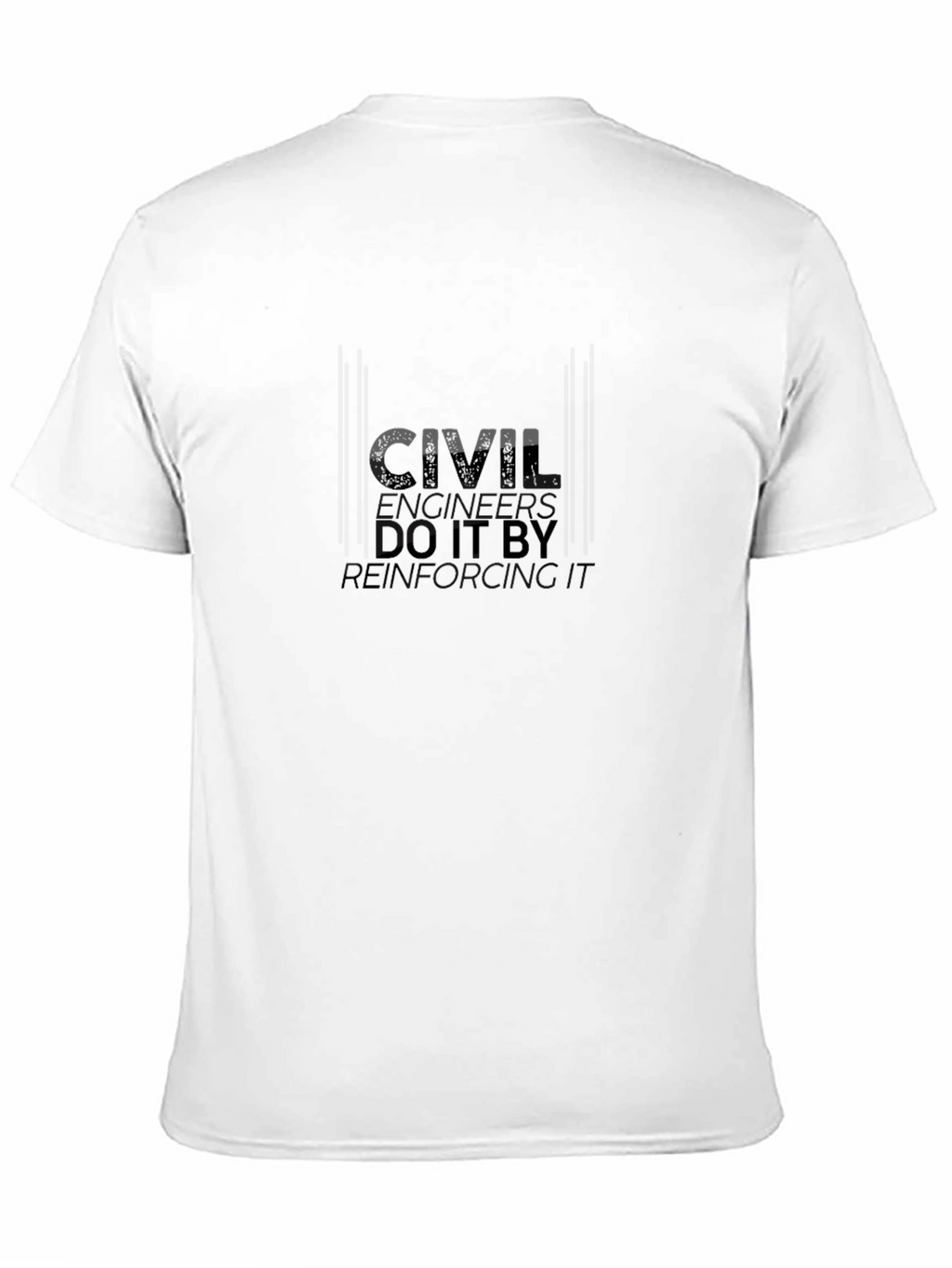 Civil Engineer Humor Black T-Shirt