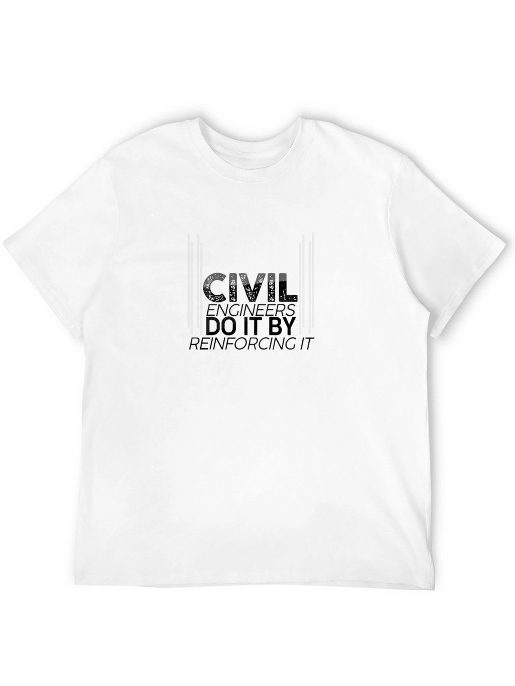 Civil Engineer Humor Black T-Shirt