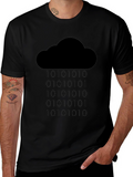 Cloud Binary Code T-Shirt