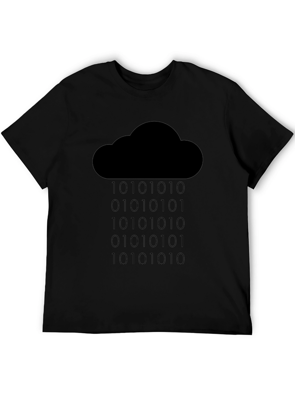 Cloud Binary Code T-Shirt