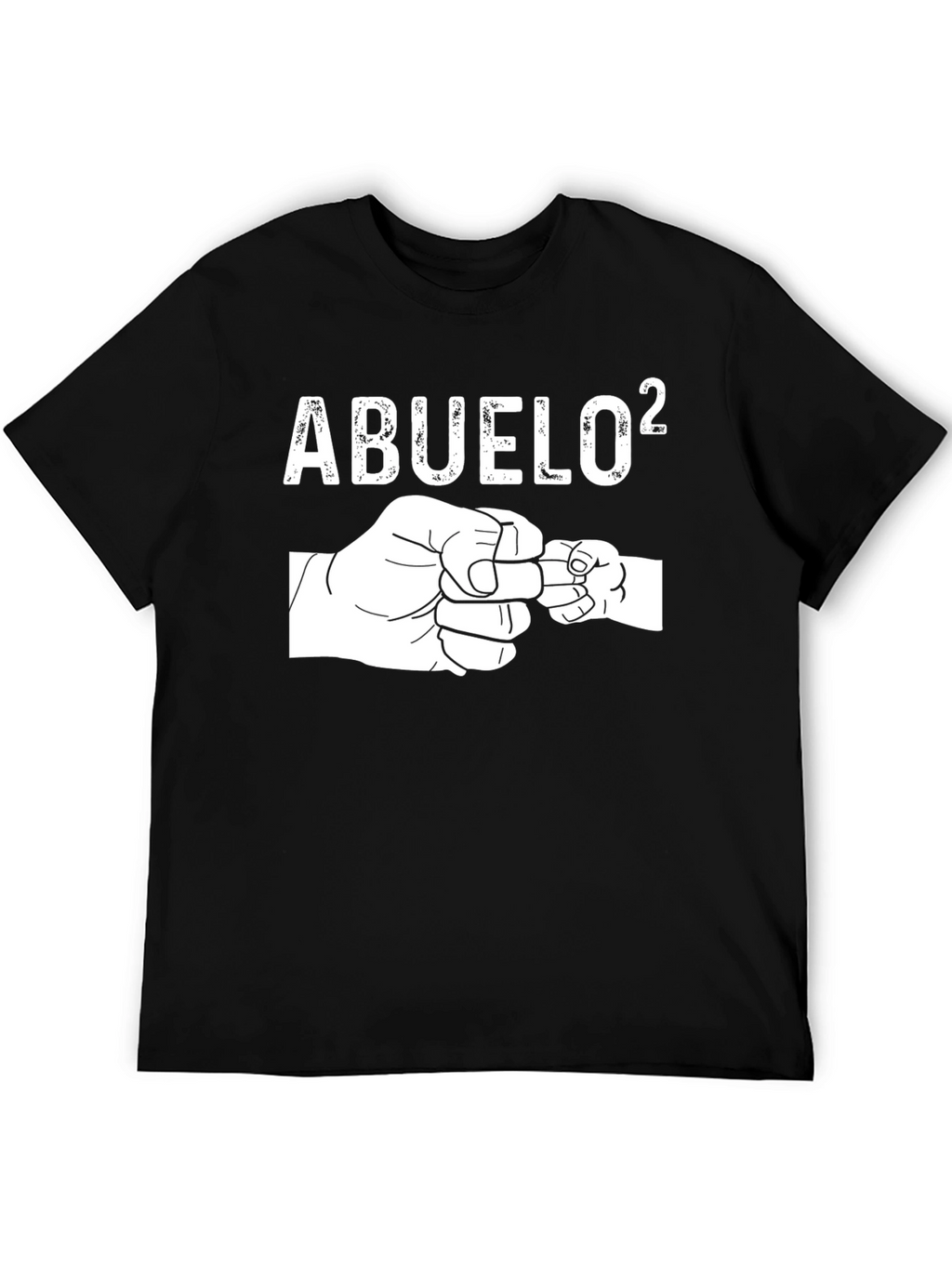 Abuelo Squared Black Graphic T-Shirt