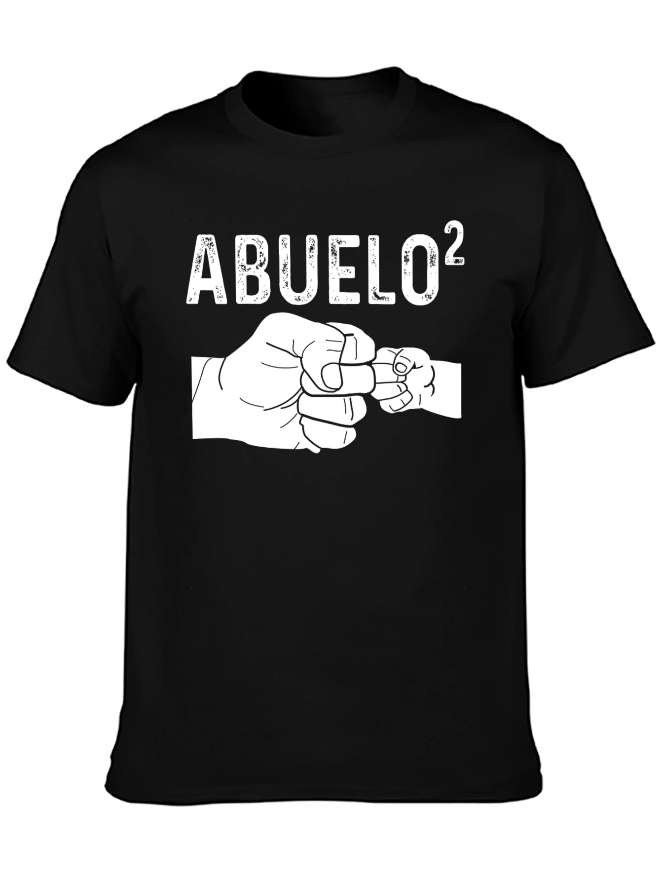 Abuelo Squared Black Graphic T-Shirt