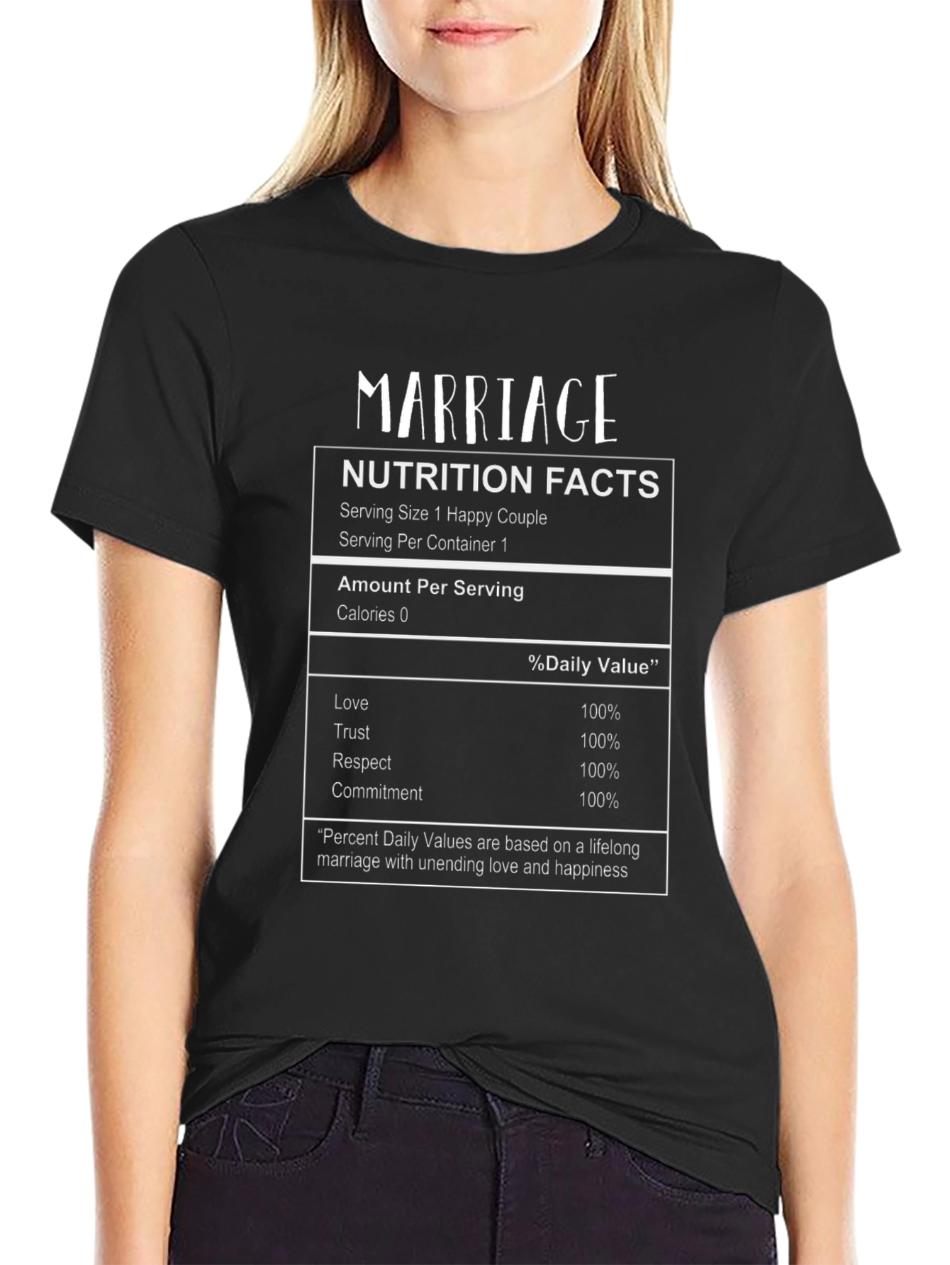 Marriage Nutrition Facts T-Shirt