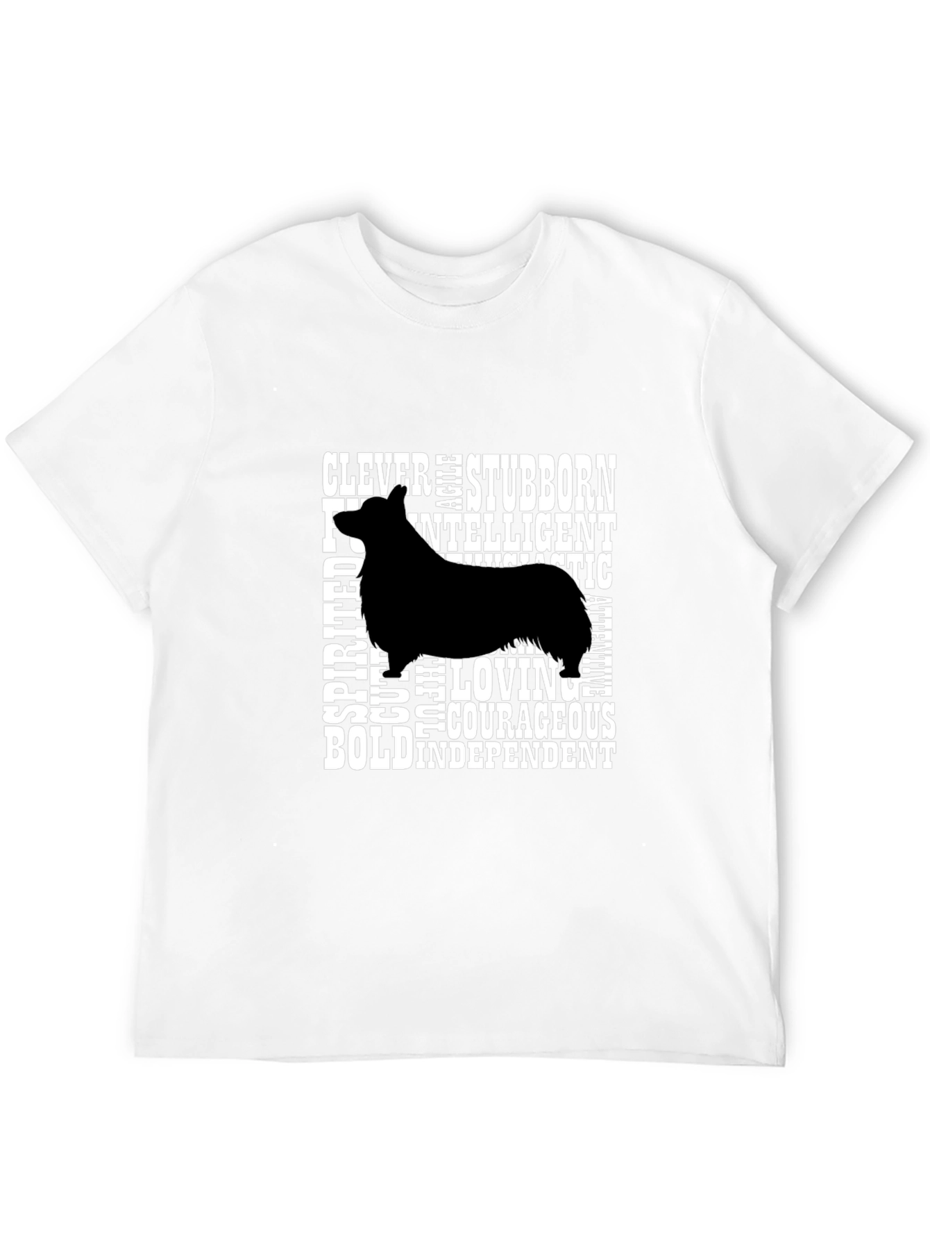 Dog Breed Trait Graphic Tee - Black