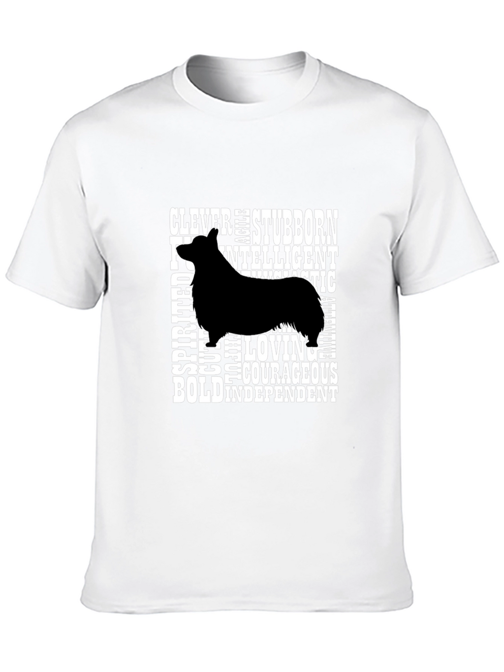 Dog Breed Trait Graphic Tee - Black