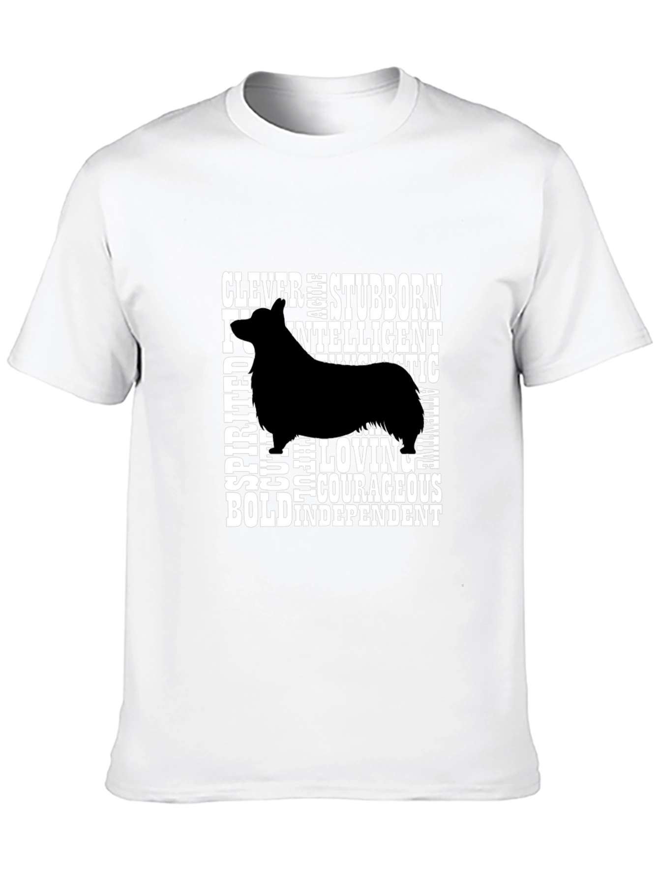 Dog Breed Trait Graphic Tee - Black