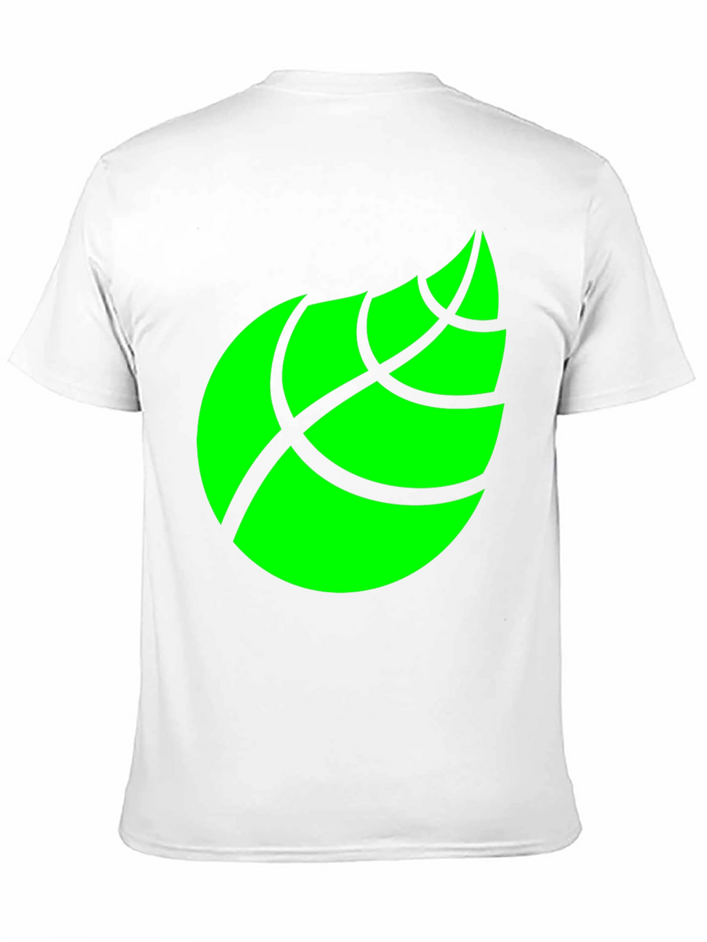 Leaf Graphic Black T-Shirt for Men