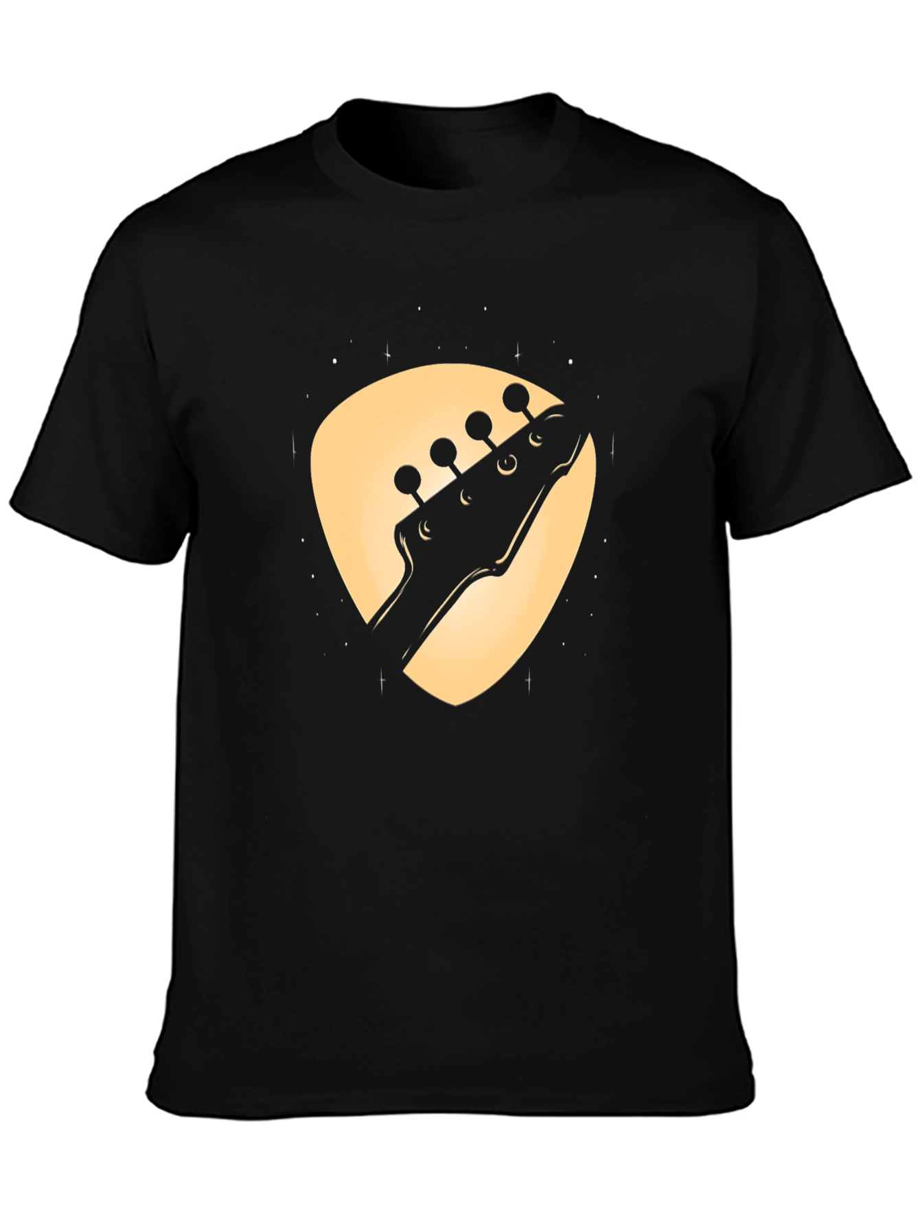 Bass Guitar Moon T-Shirt - Stylish Music Tee