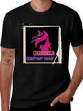 BeautiCare Black Graphic T-Shirt