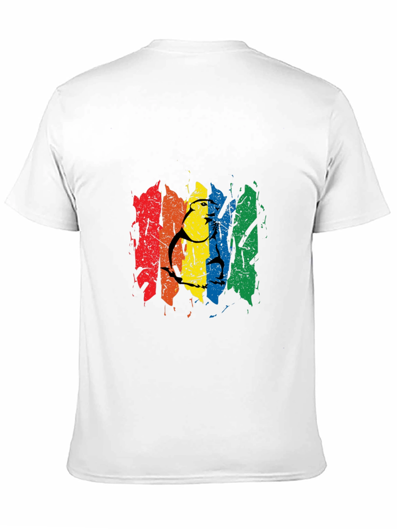 Rainbow Pride Graphic Tee - Mens Black T-Shirt