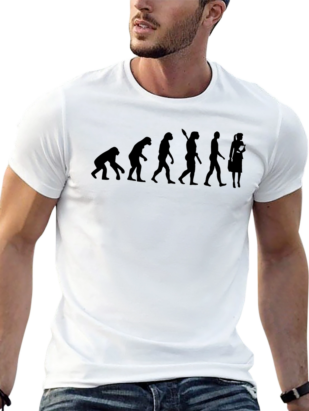Evolution of Human T-Shirt Funny