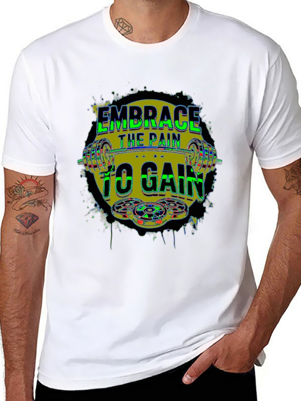 Embrace the Pain to Gain Fitness T-Shirt
