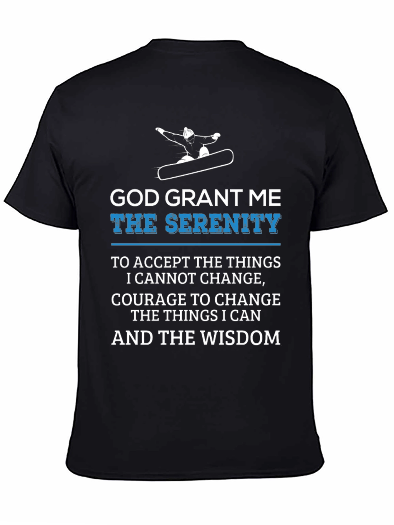 Serenity Prayer Graphic Tee - Comfort & Wisdom
