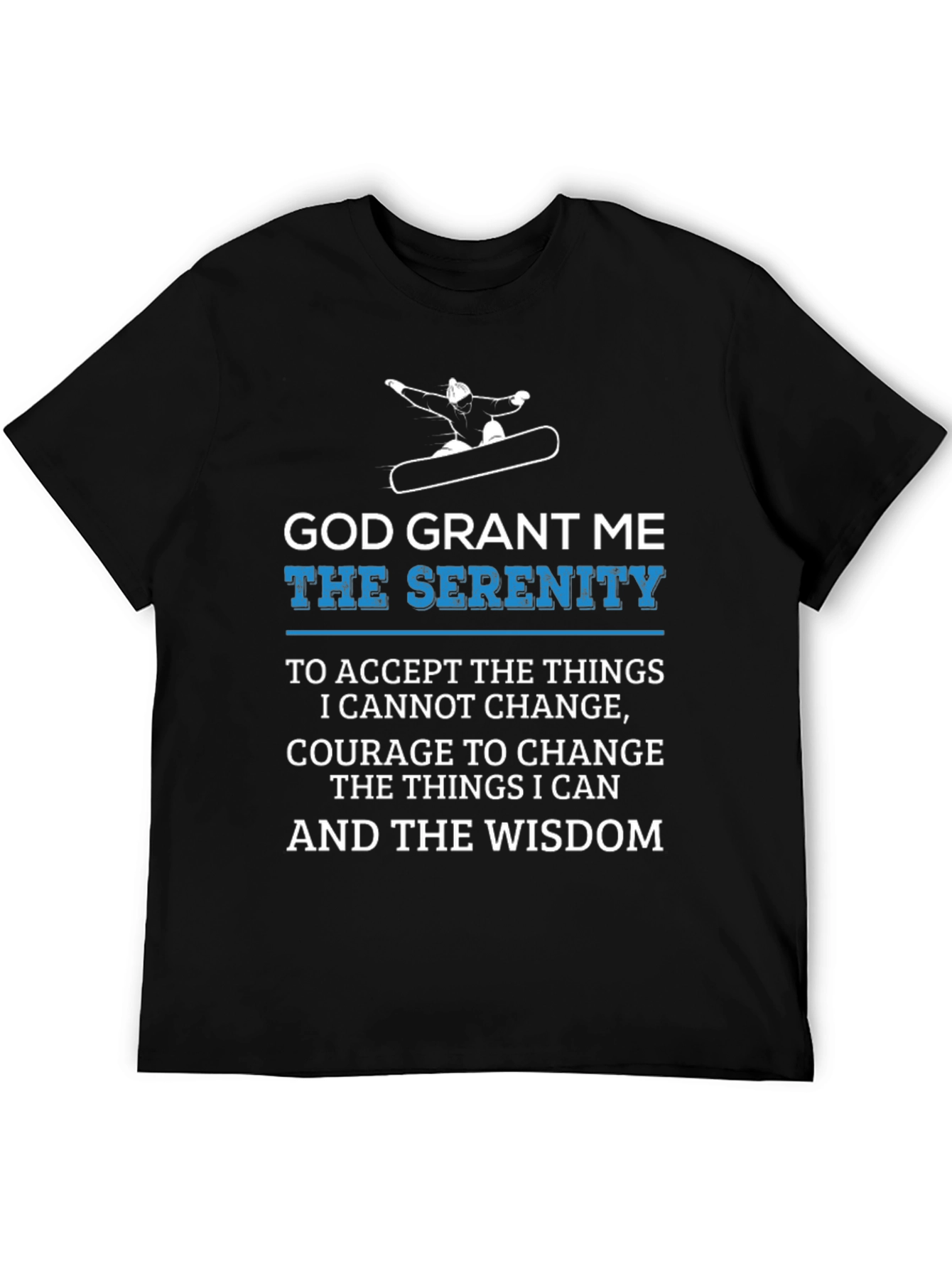 Serenity Prayer Graphic Tee - Comfort & Wisdom