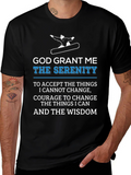 Serenity Prayer Graphic Tee - Comfort & Wisdom