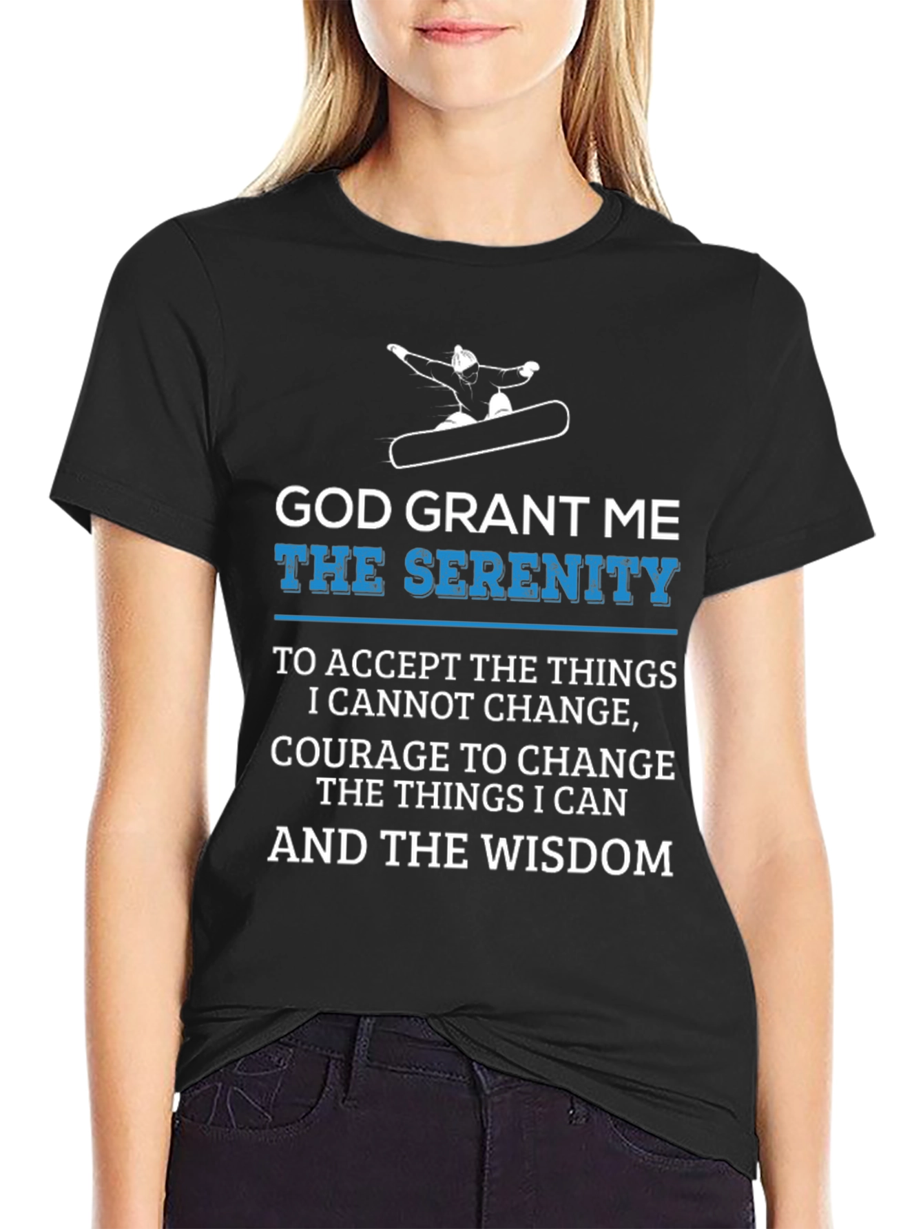 Serenity Prayer Graphic Tee - Comfort & Wisdom