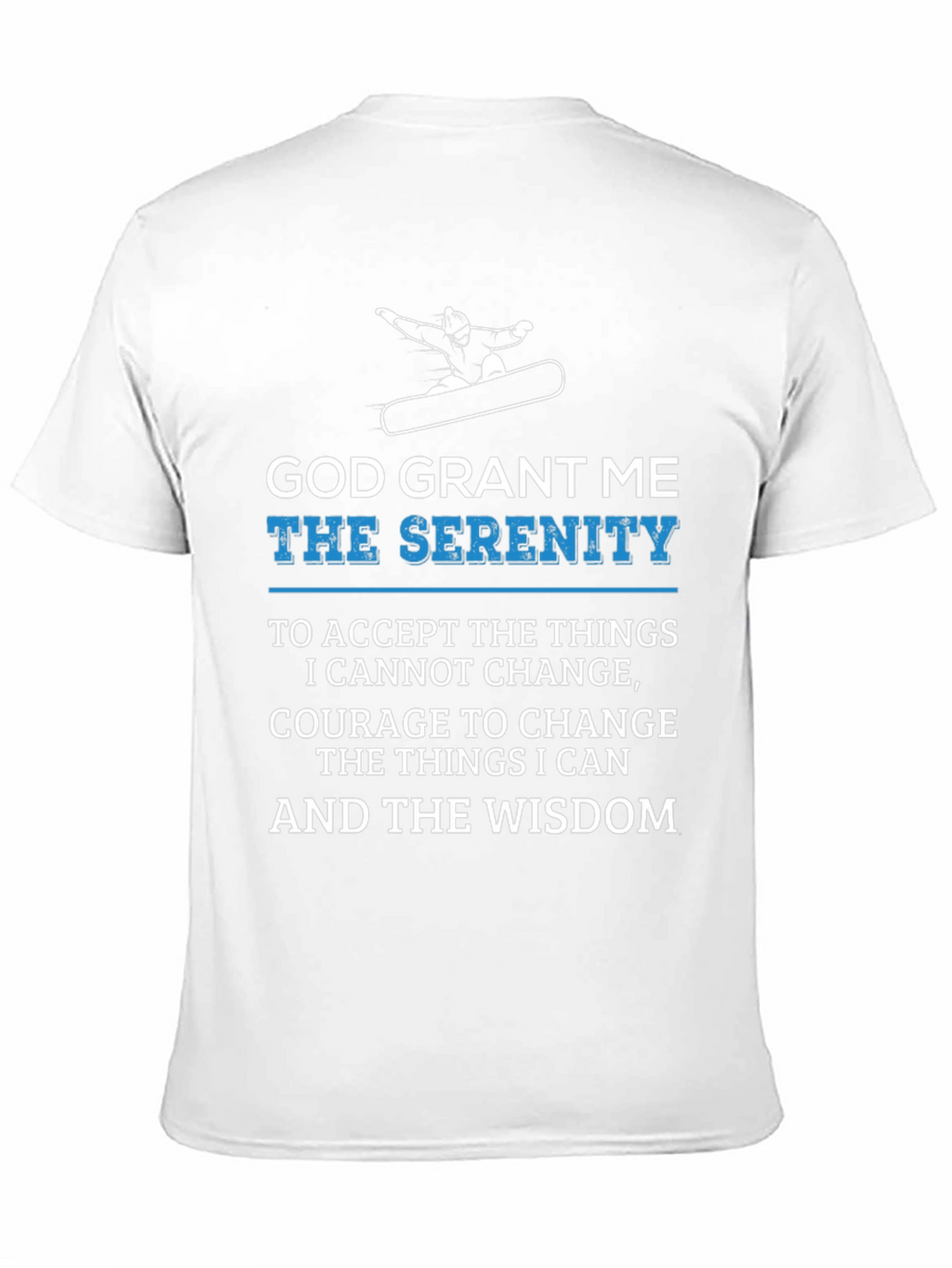 Serenity Prayer Graphic Tee - Comfort & Wisdom