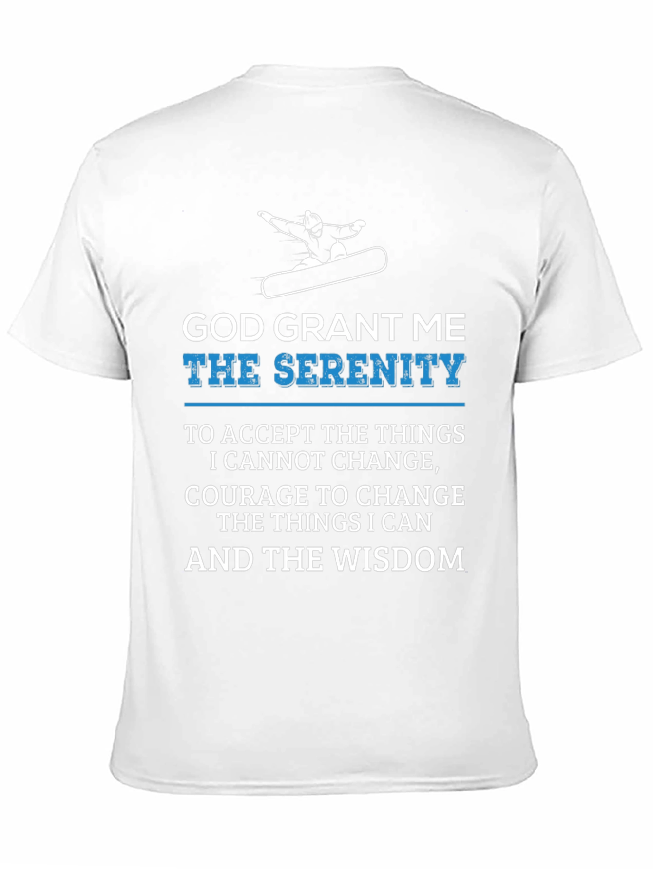 Serenity Prayer Graphic Tee - Comfort & Wisdom