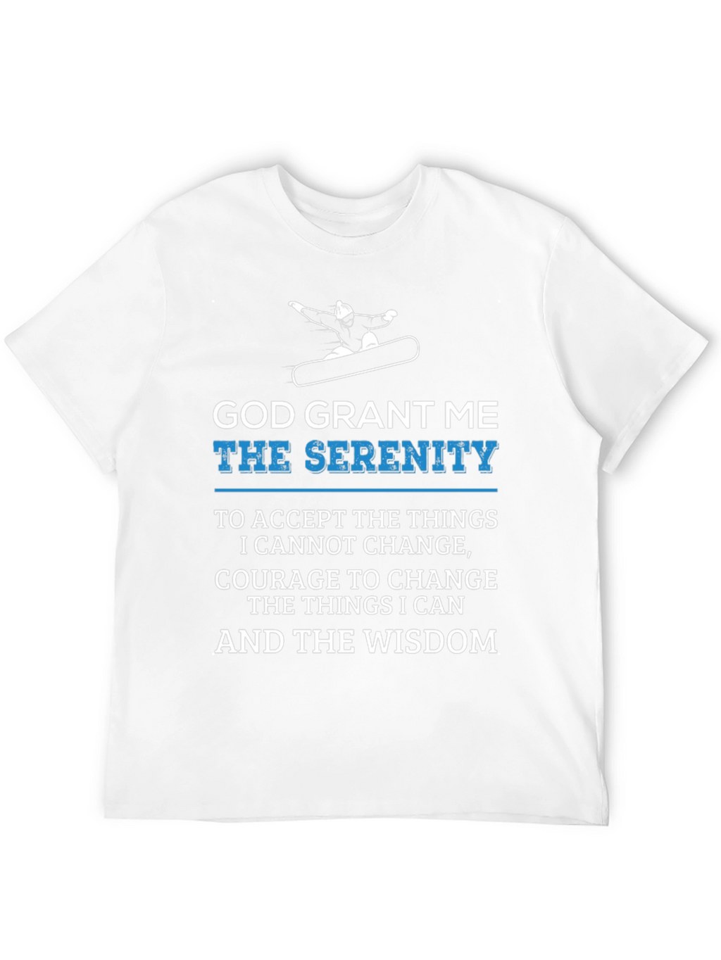 Serenity Prayer Graphic Tee - Comfort & Wisdom