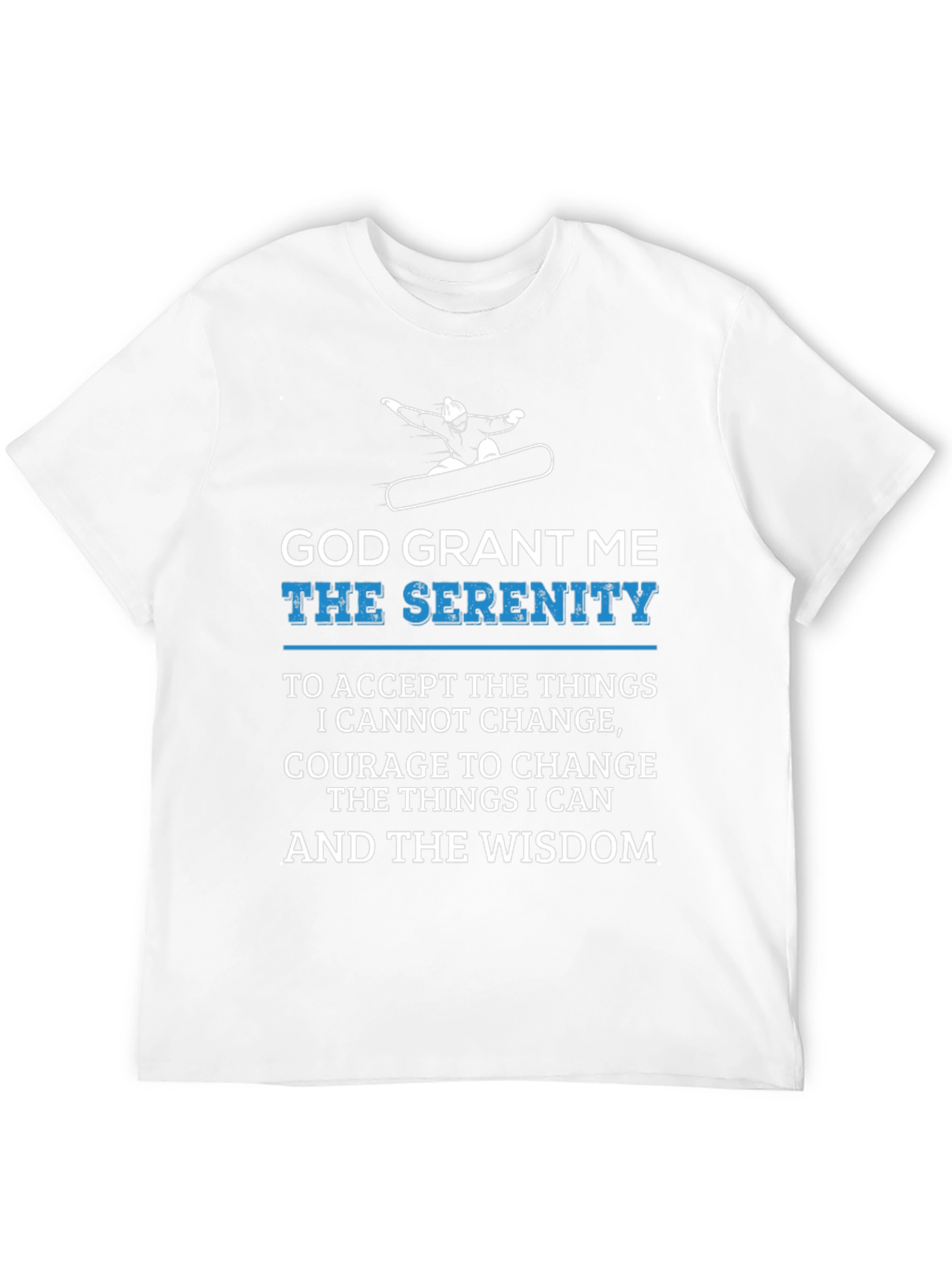 Serenity Prayer Graphic Tee - Comfort & Wisdom