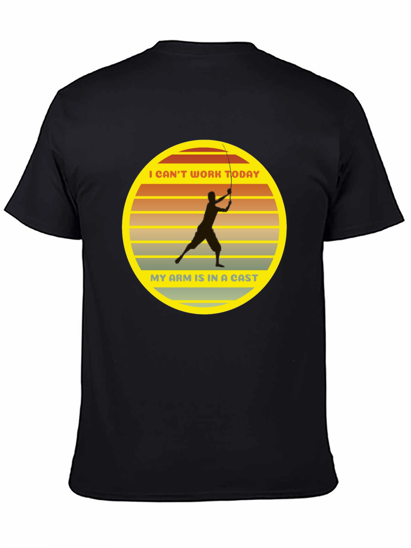 Fishing Humor T-Shirt - I Cant Work Today