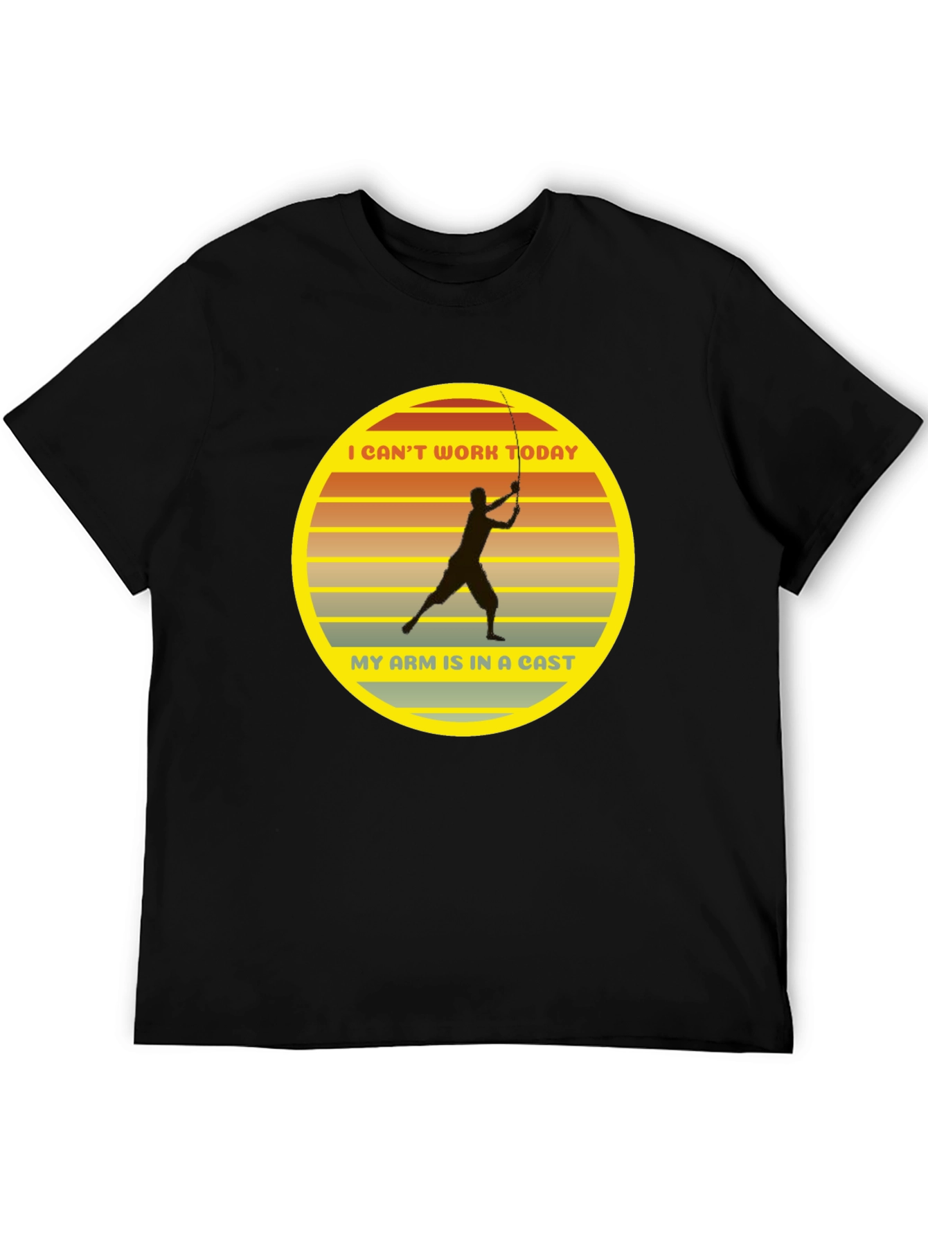 Fishing Humor T-Shirt - I Cant Work Today