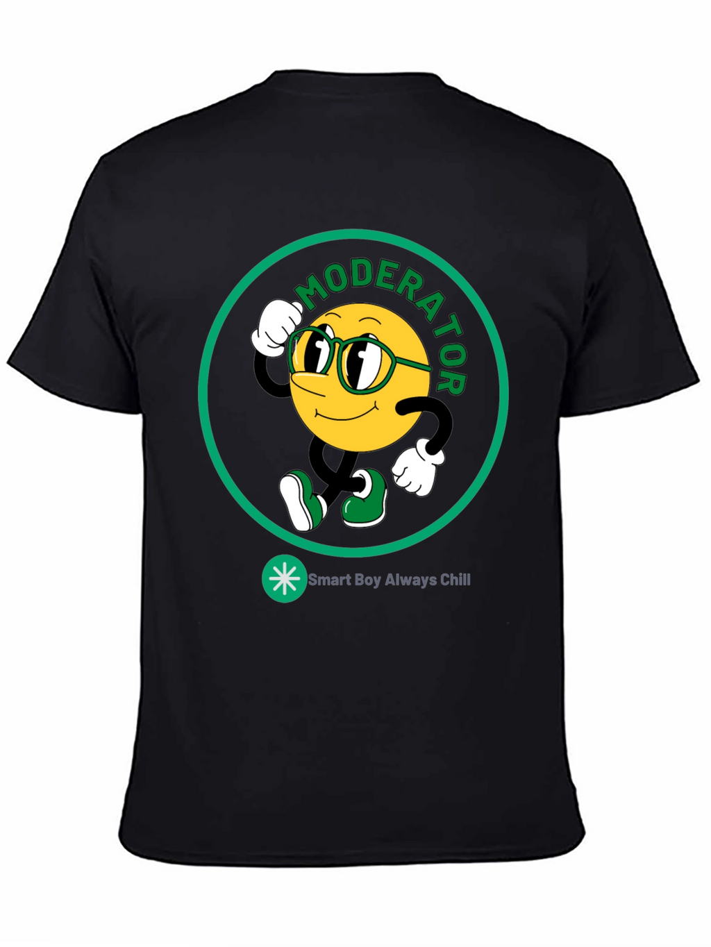 Moderator Smart Boy Always Chill Graphic T-Shirt
