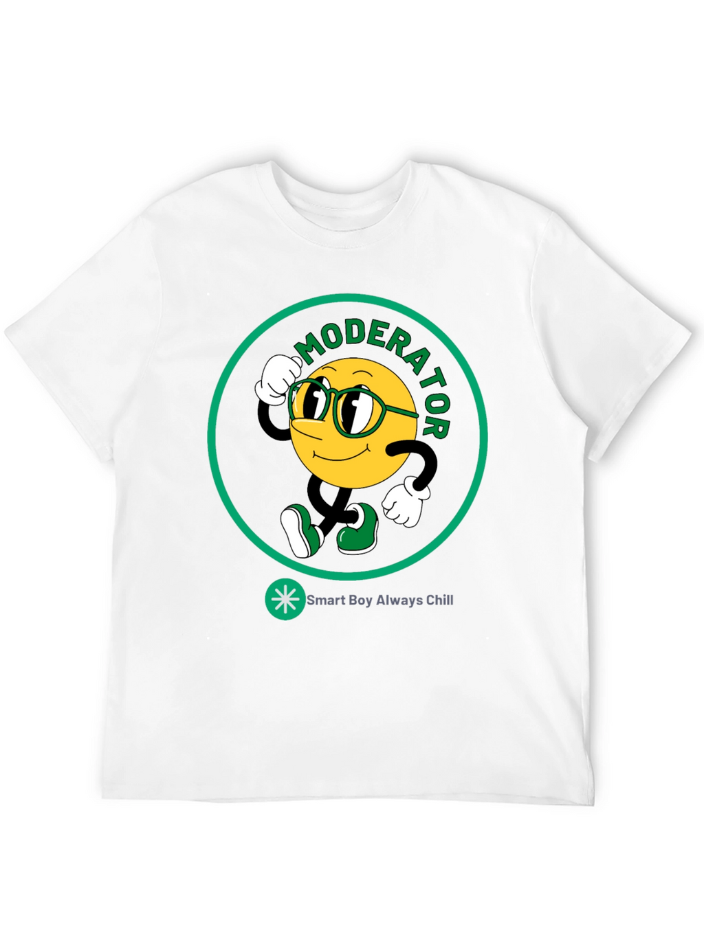 Moderator Smart Boy Always Chill Graphic T-Shirt