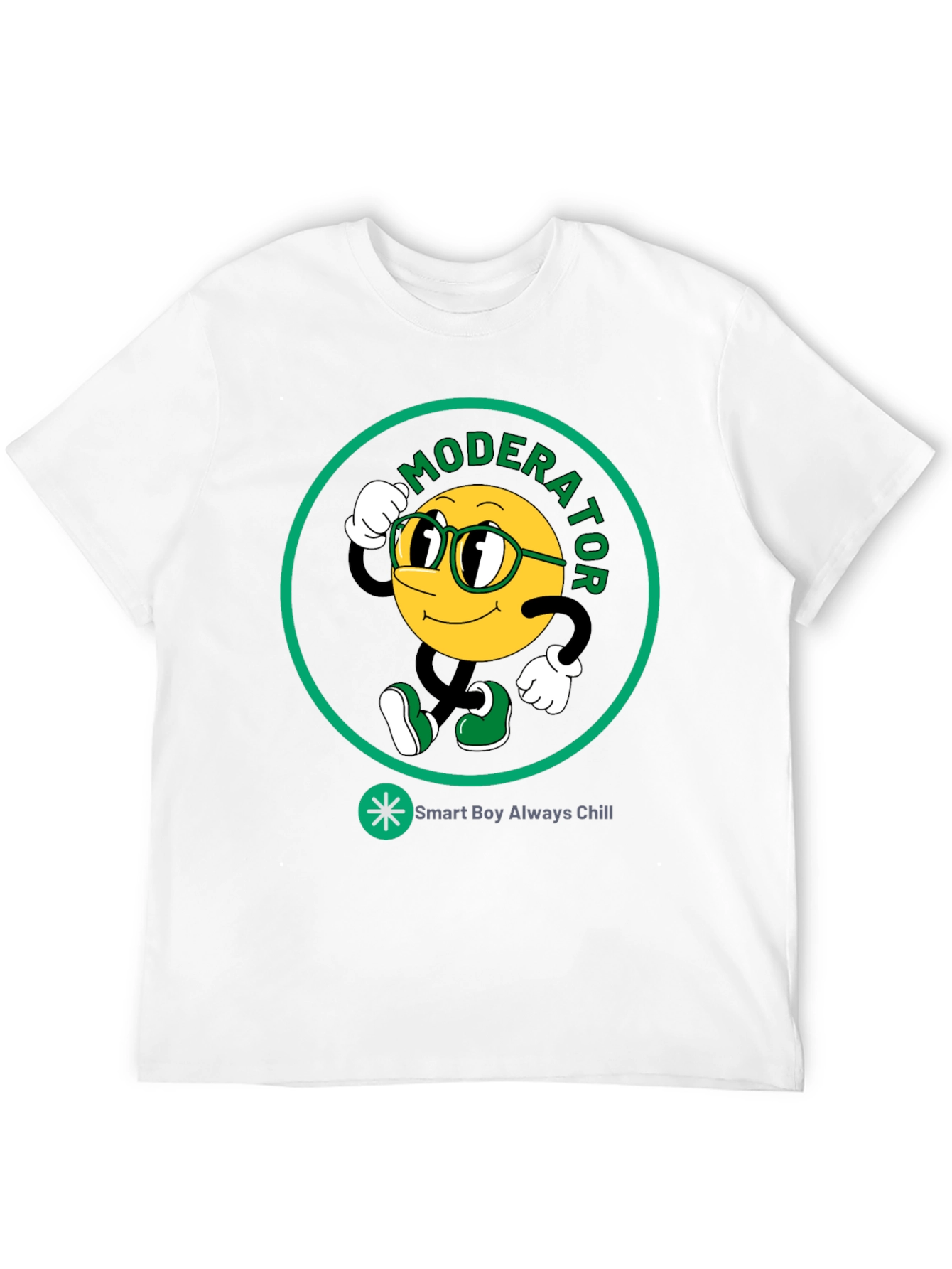 Moderator Smart Boy Always Chill Graphic T-Shirt
