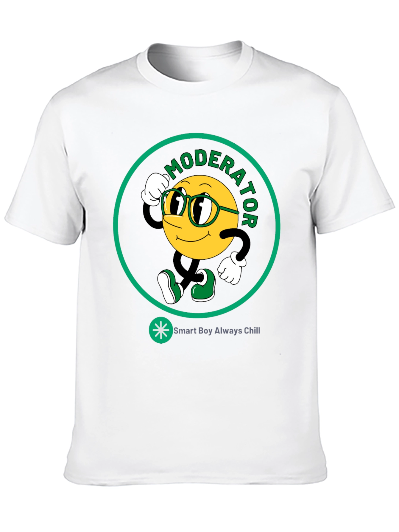 Moderator Smart Boy Always Chill Graphic T-Shirt