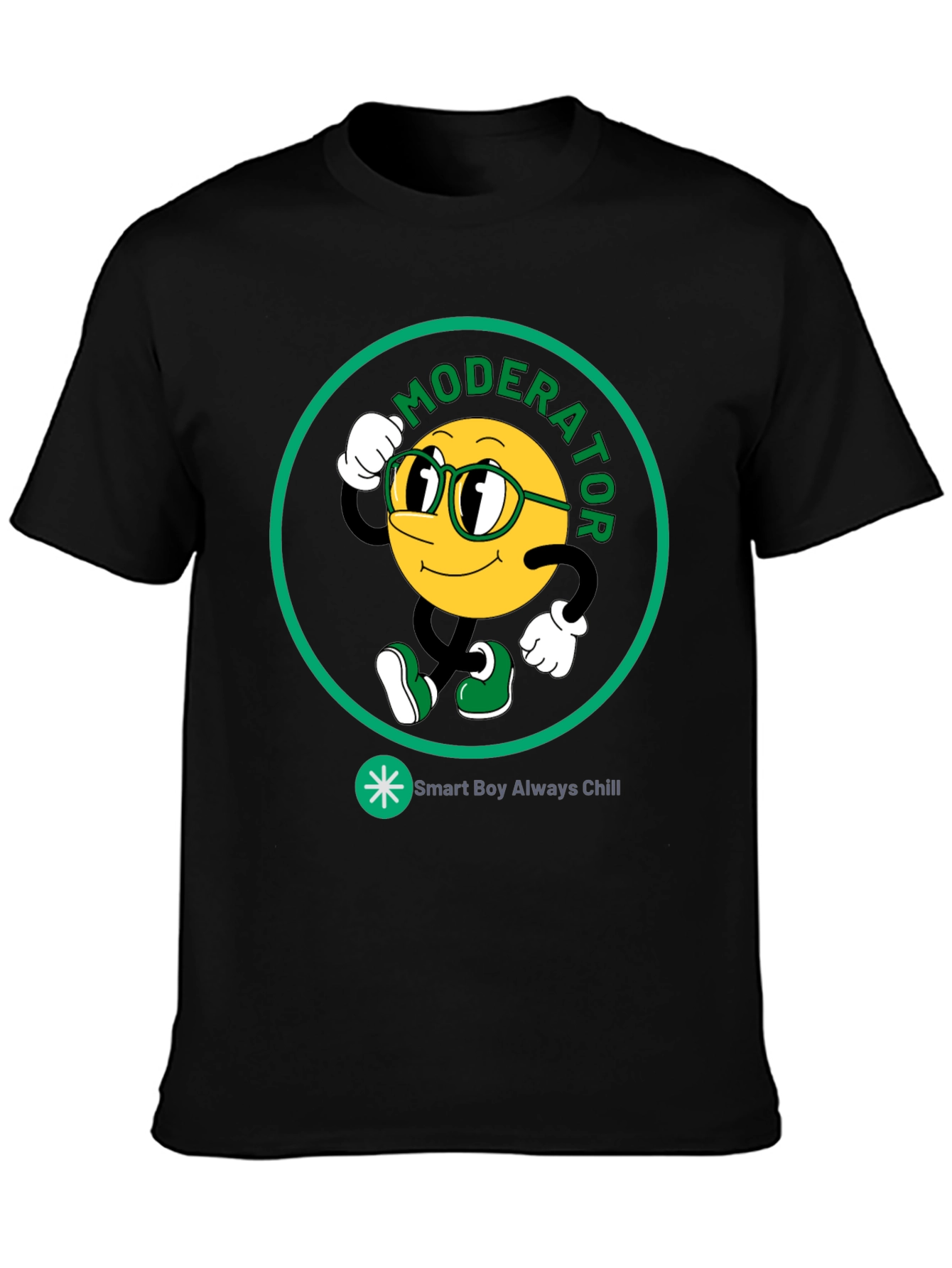 Moderator Smart Boy Always Chill Graphic T-Shirt
