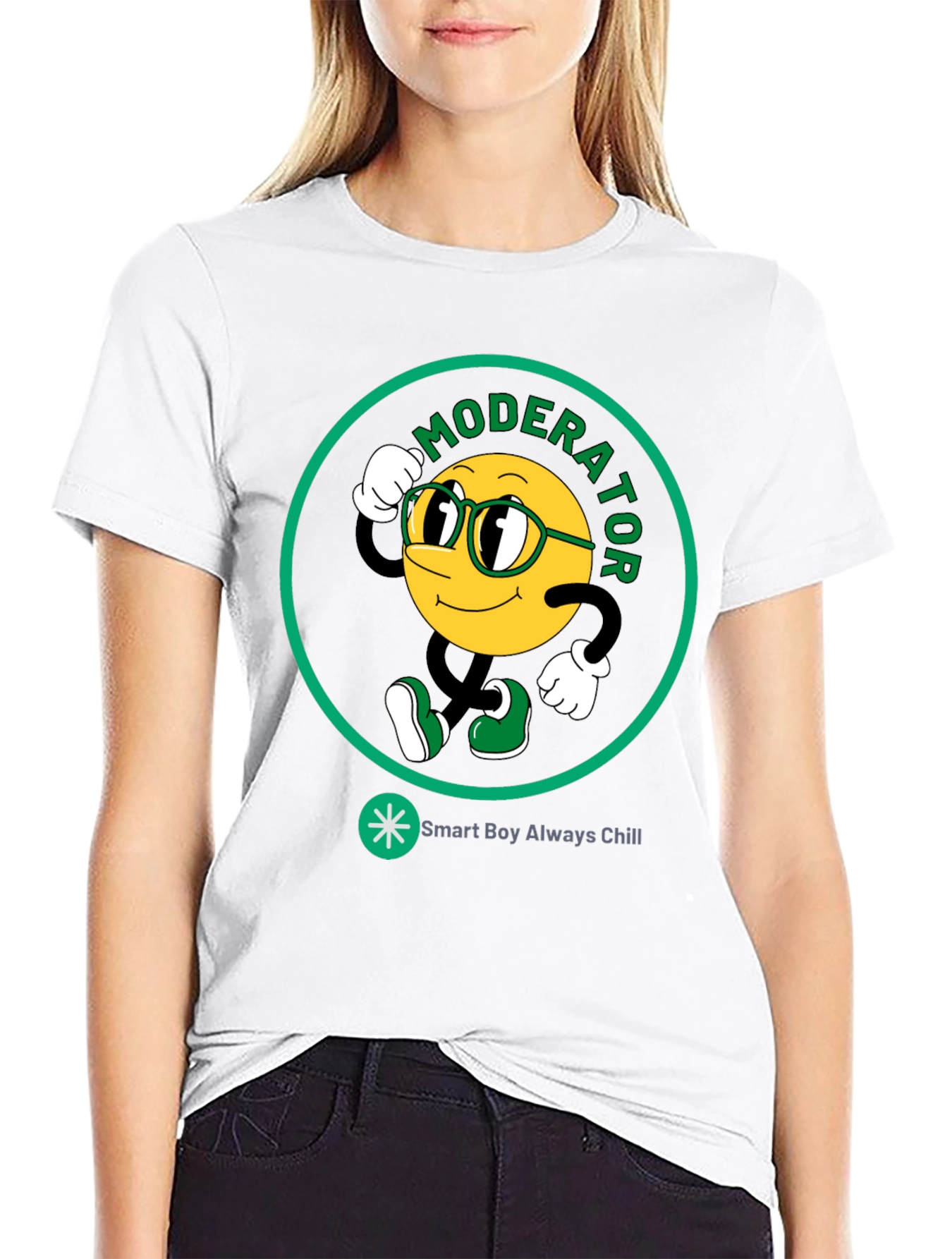 Moderator Smart Boy Always Chill Graphic T-Shirt