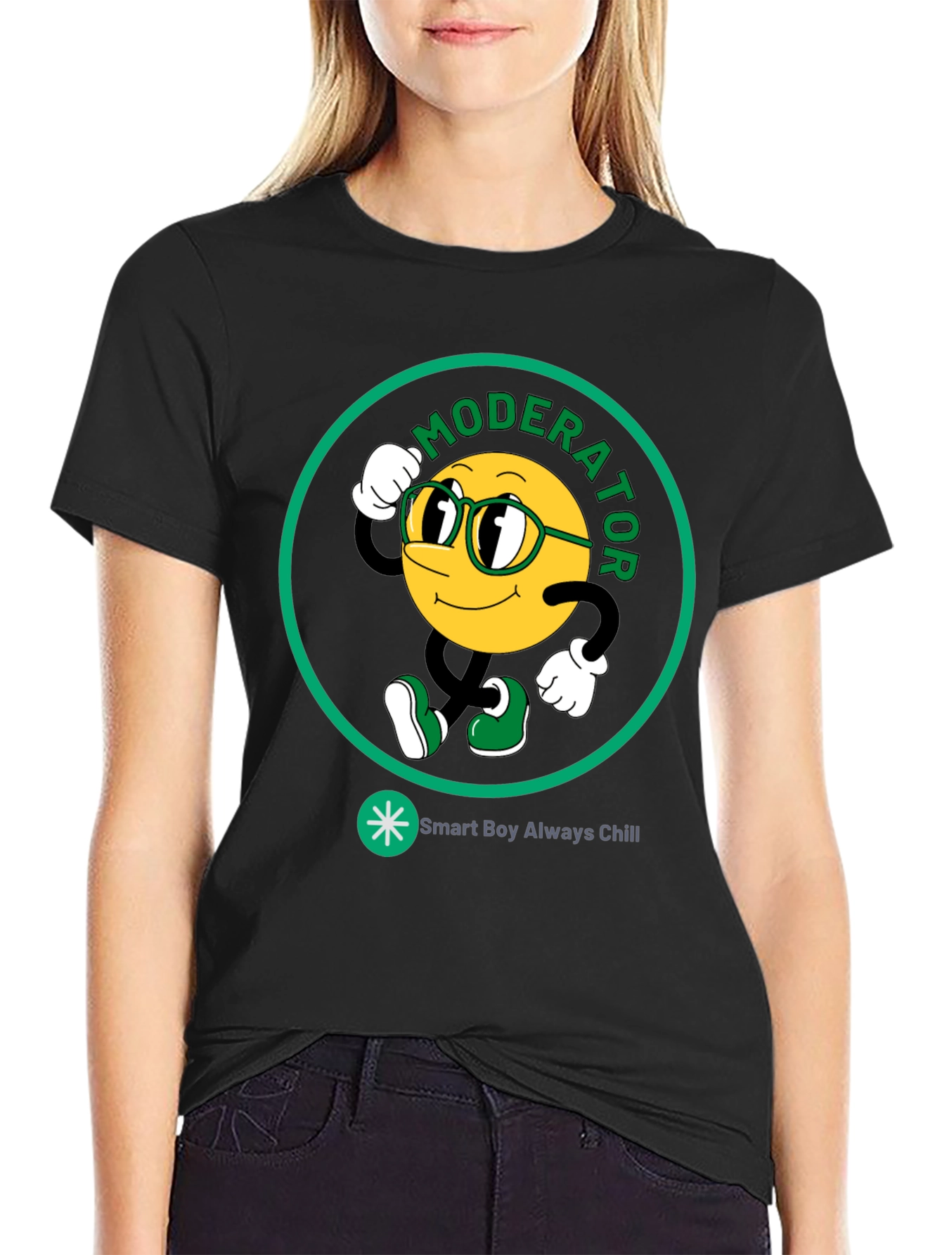 Moderator Smart Boy Always Chill Graphic T-Shirt