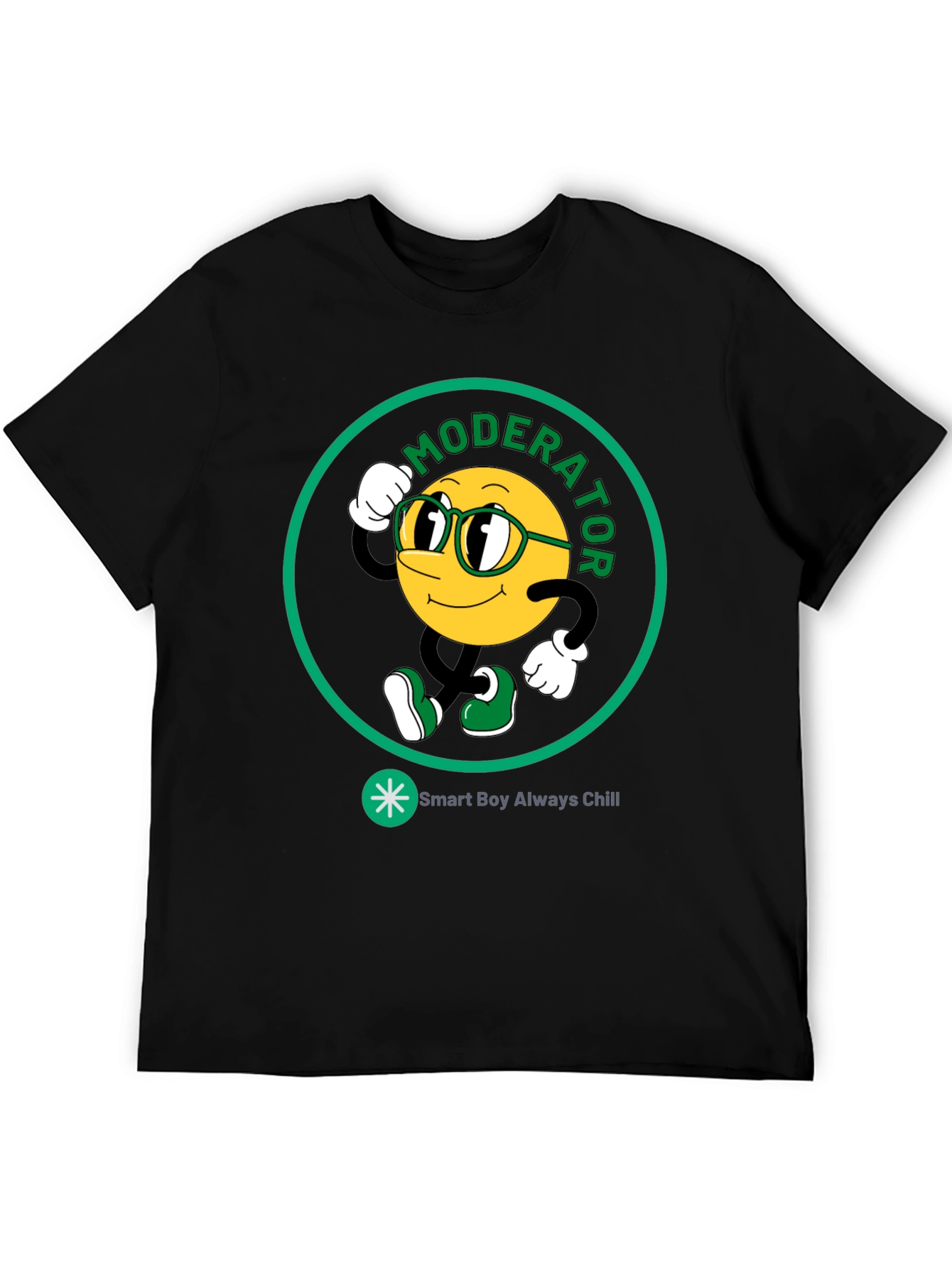 Moderator Smart Boy Always Chill Graphic T-Shirt